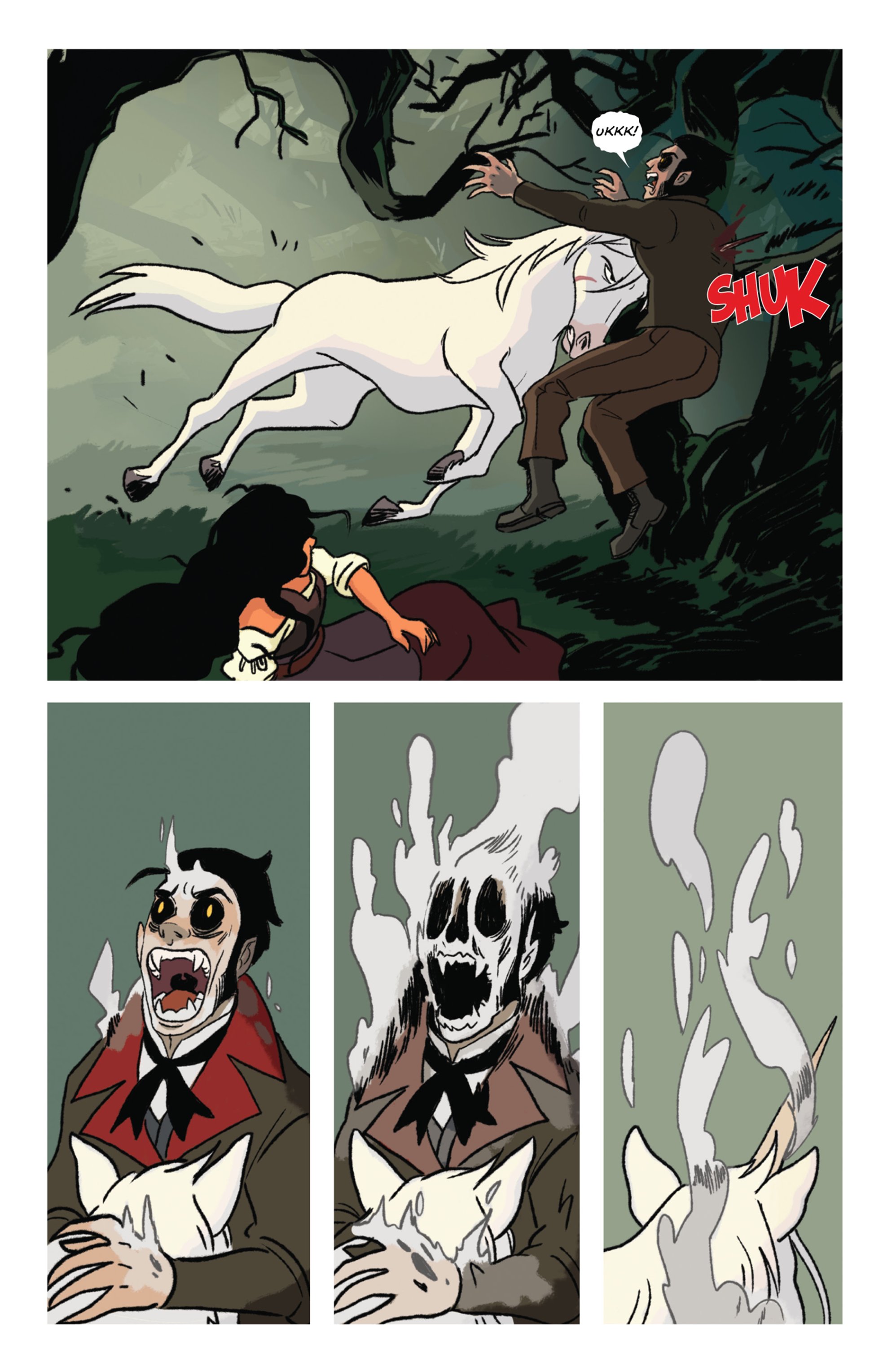 Read online Unicorn Vampire Hunter comic -  Issue #1 - 9