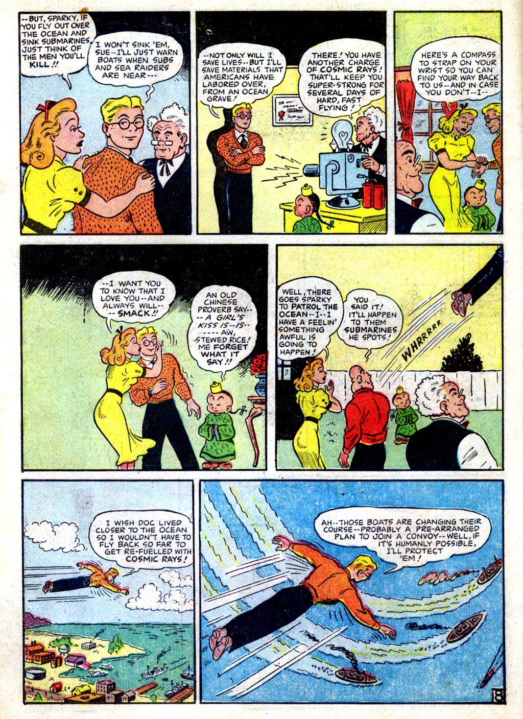 Read online Sparky Watts comic -  Issue #2 - 10