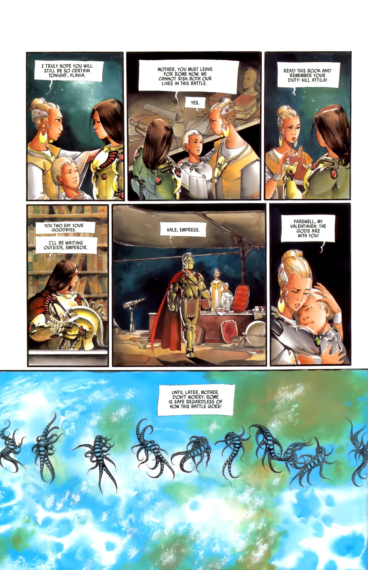 Read online Scourge Of The Gods: The Fall comic -  Issue #1 - 9