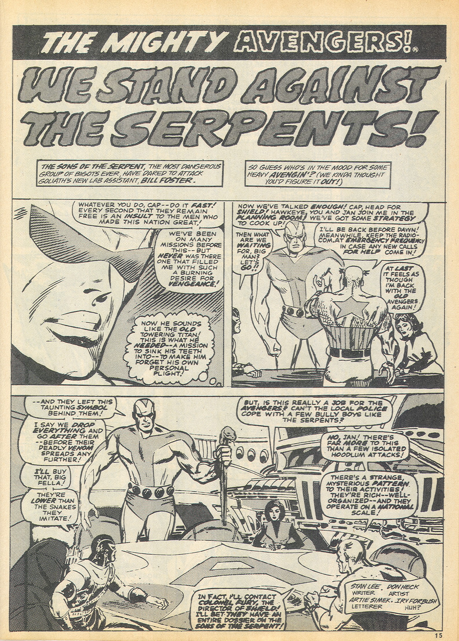 Read online The Avengers (1973) comic -  Issue #31 - 15
