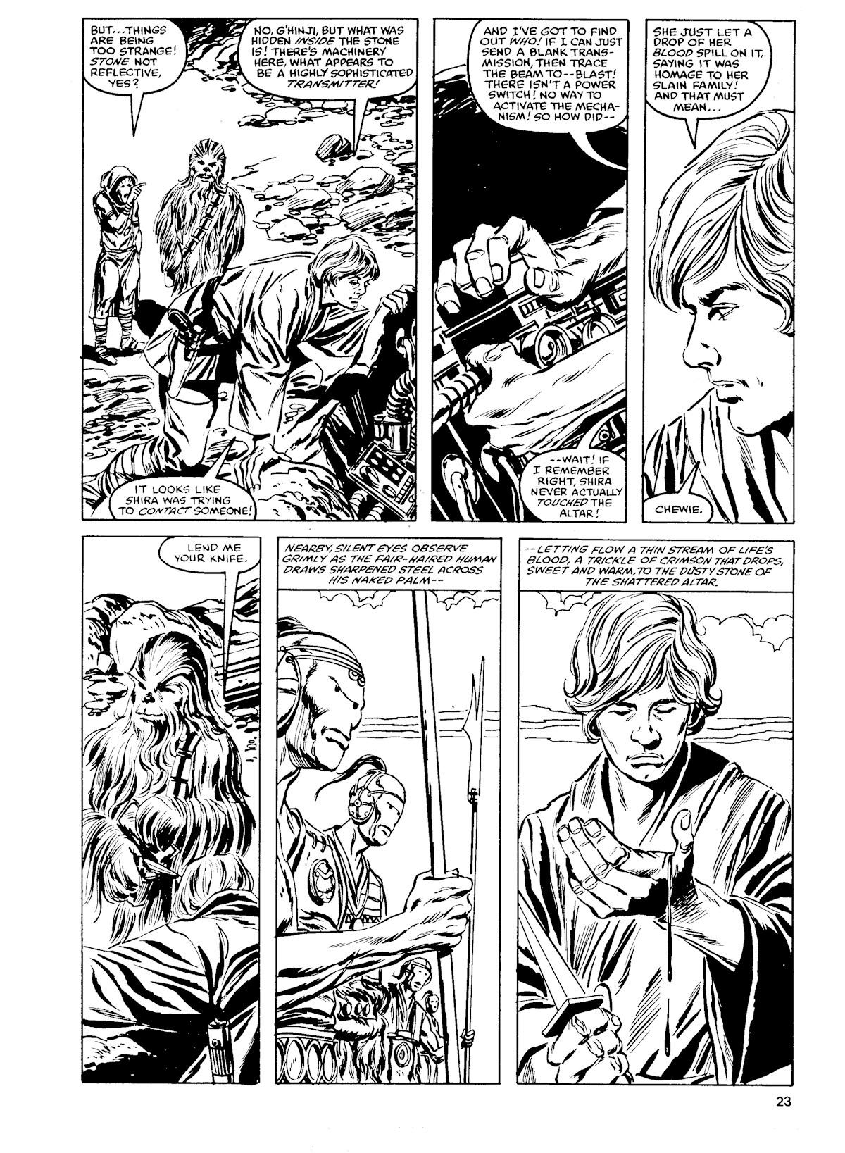 Read online Star Wars Weekly comic -  Issue #162 - 23