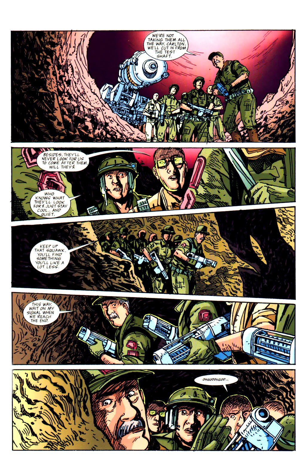 Read online Aliens: Survival comic -  Issue #3 - 12