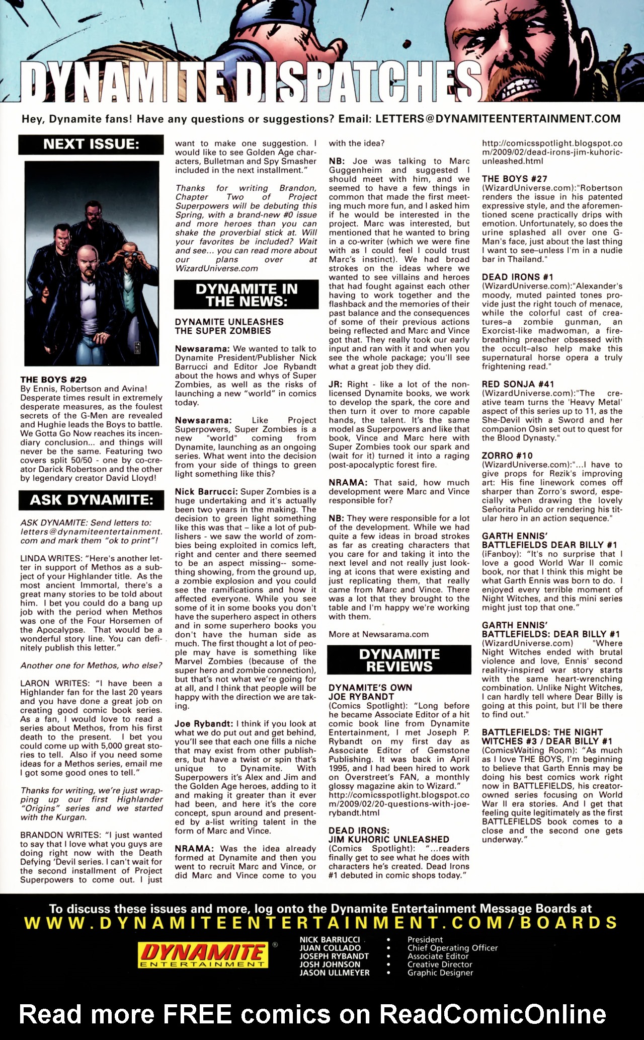 Read online The Boys comic -  Issue #28 - 31