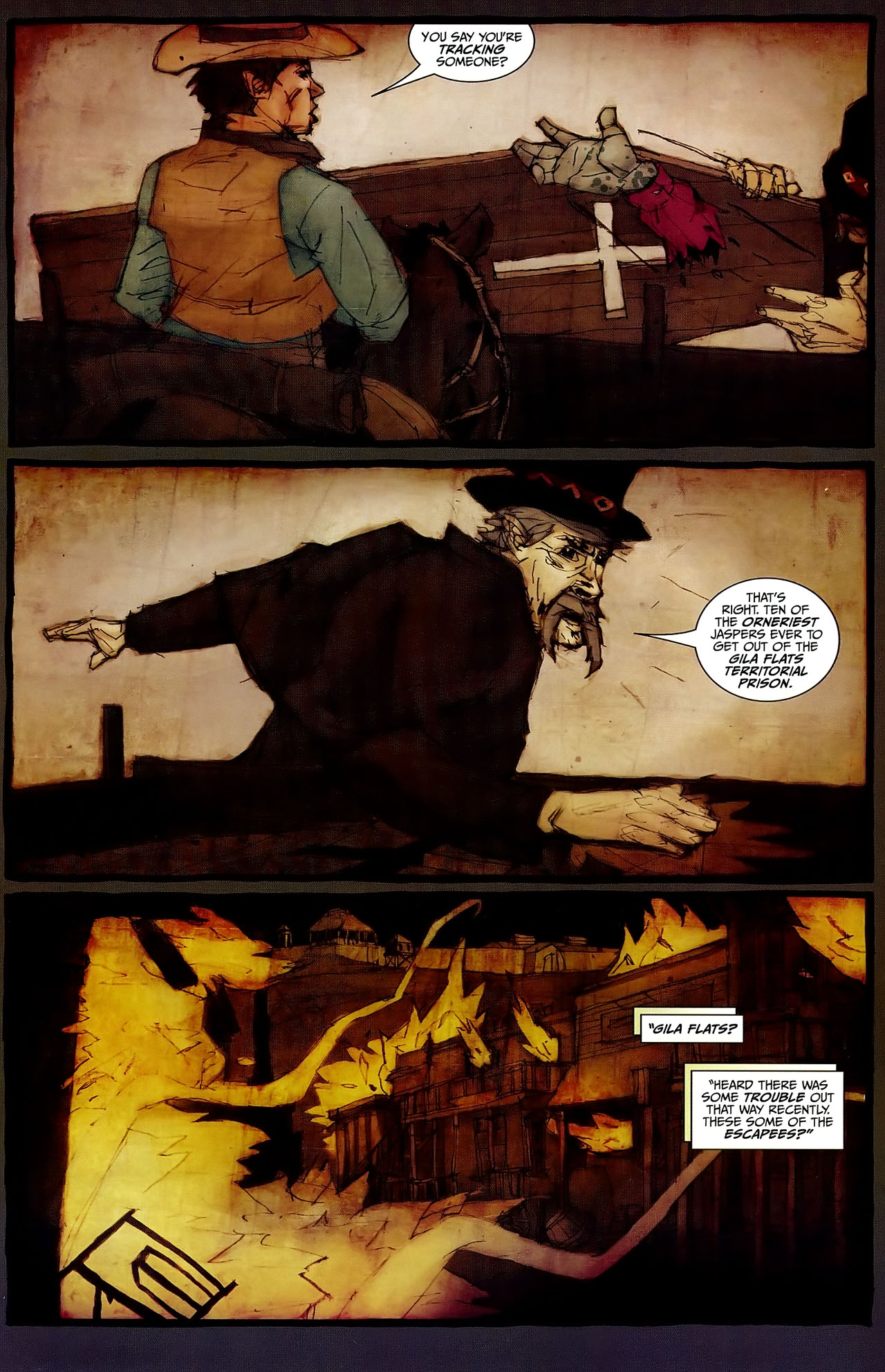 Read online Graveslinger comic -  Issue #1 - 8