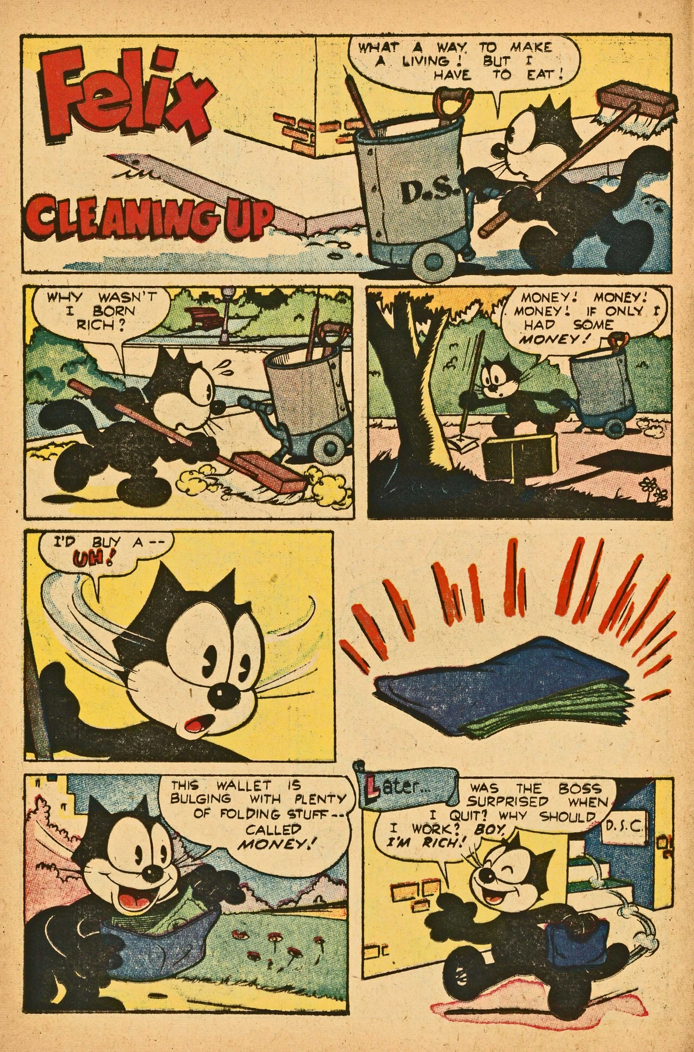 Read online Felix the Cat (1951) comic -  Issue #44 - 12