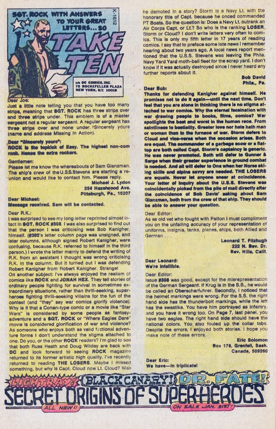 Read online Sgt. Rock comic -  Issue #315 - 32