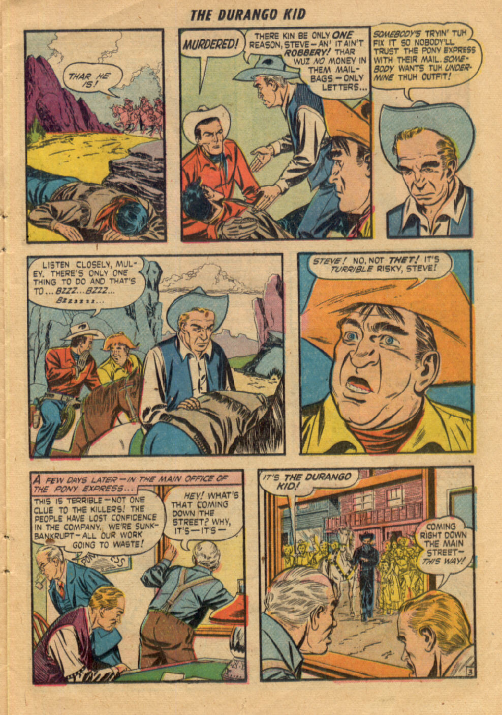 Read online Charles Starrett as The Durango Kid comic -  Issue #8 - 12