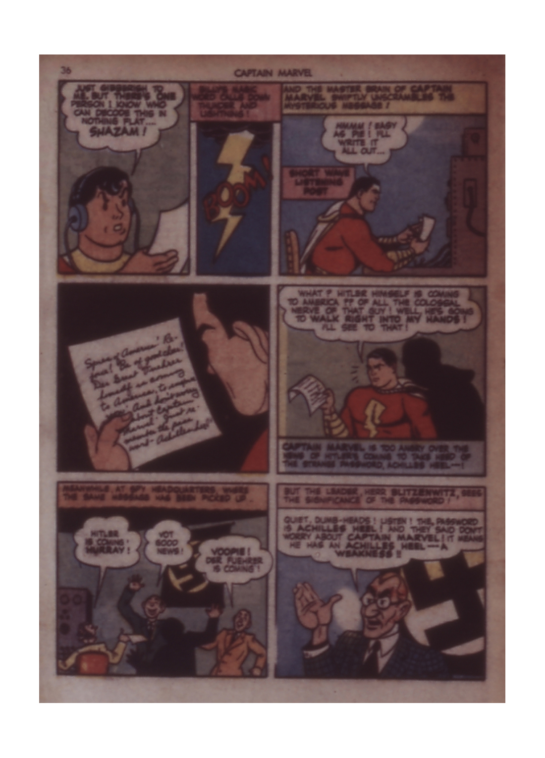 Read online Captain Marvel Adventures comic -  Issue #19 - 36