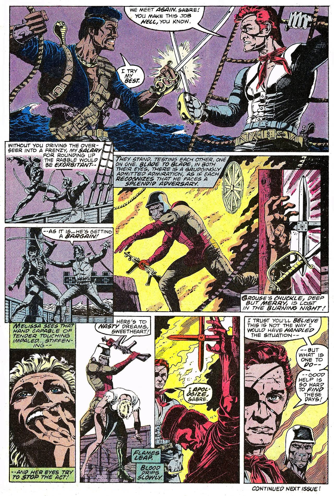 Read online Sabre comic -  Issue #1 - 23