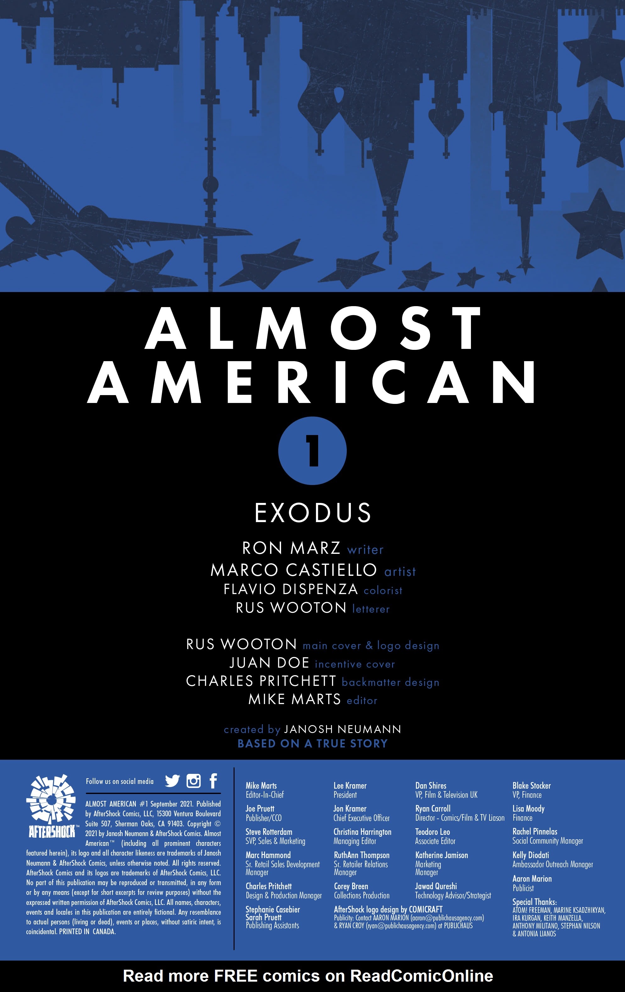 Read online Almost American comic -  Issue #1 - 2