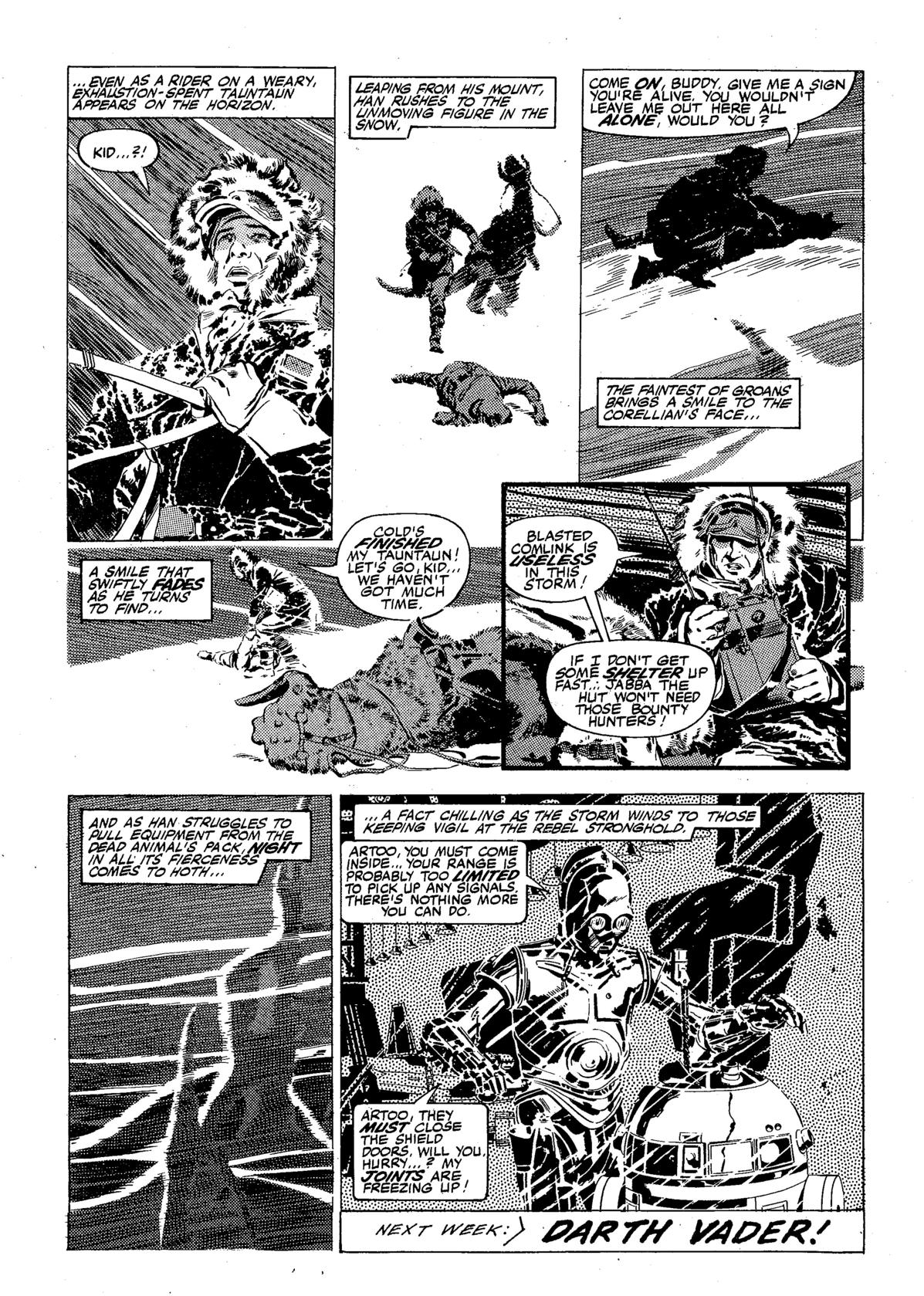Read online Star Wars Weekly: The Empire Strikes Back comic -  Issue #119 - 8