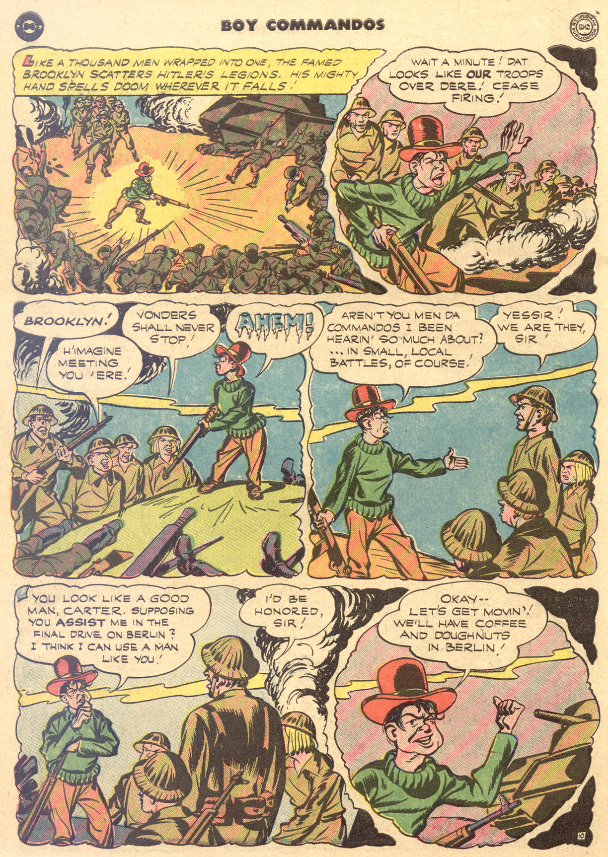 Read online Boy Commandos comic -  Issue #8 - 12