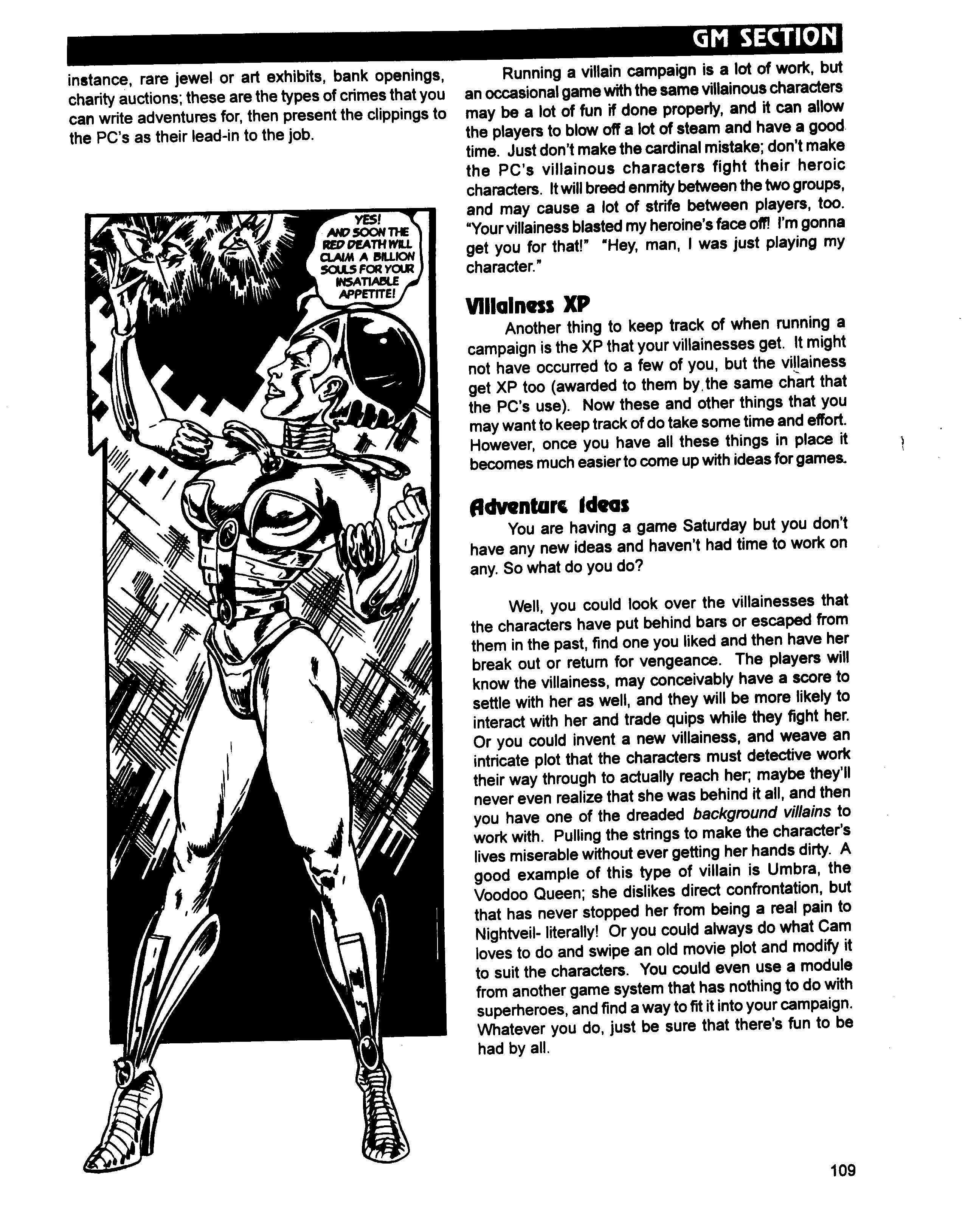 Read online Superbabes: The Femforce Role-Playing Game comic -  Issue # TPB - 111