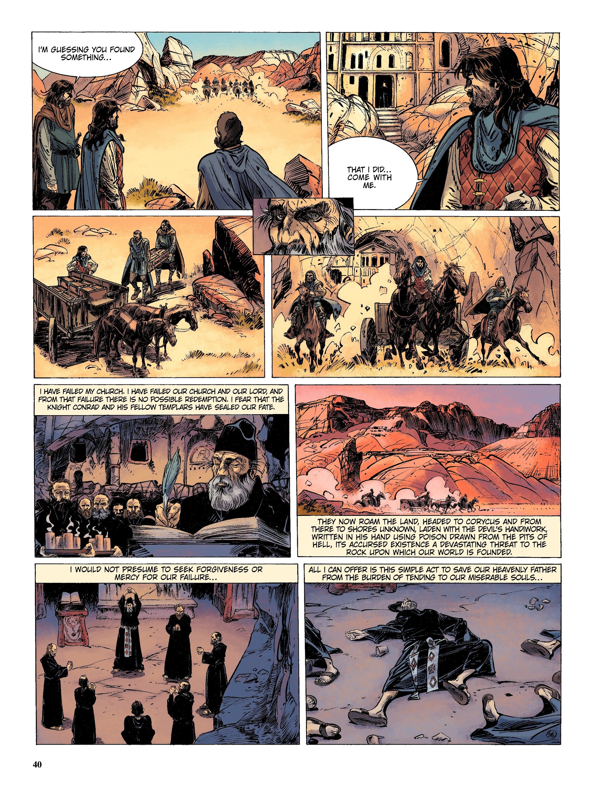 Read online The Last Templar comic -  Issue #5 - 41