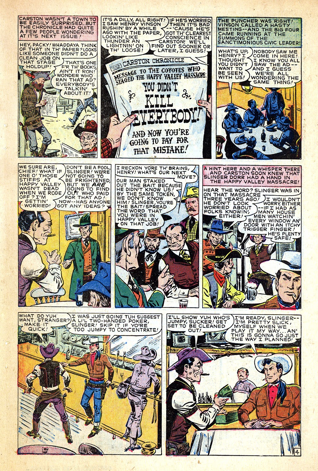 Read online Western Thrillers (1954) comic -  Issue #1 - 27