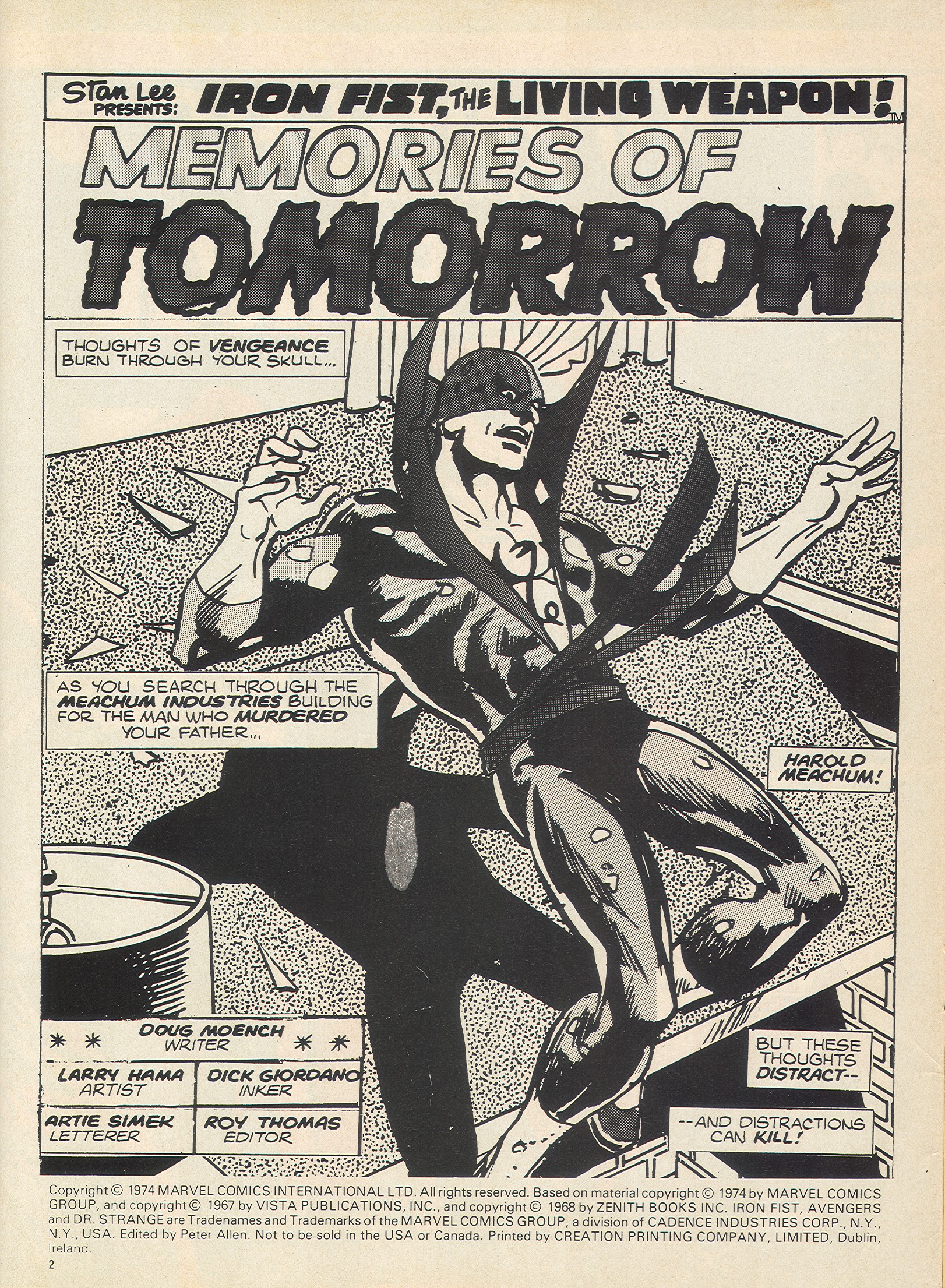 Read online The Avengers (1973) comic -  Issue #57 - 2