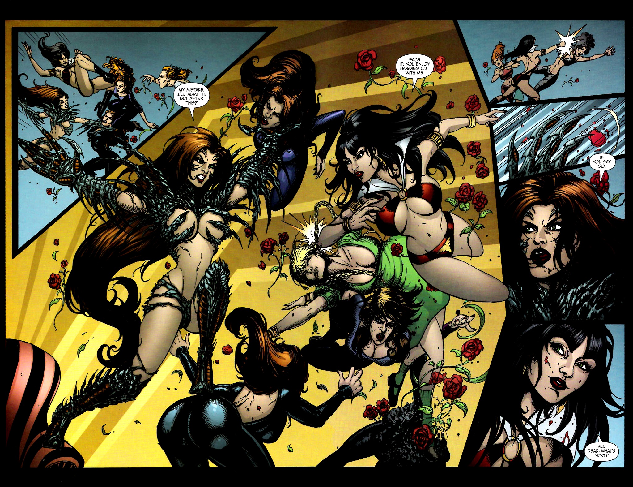 Read online Vampirella/Witchblade: The Feast comic -  Issue # Full - 19