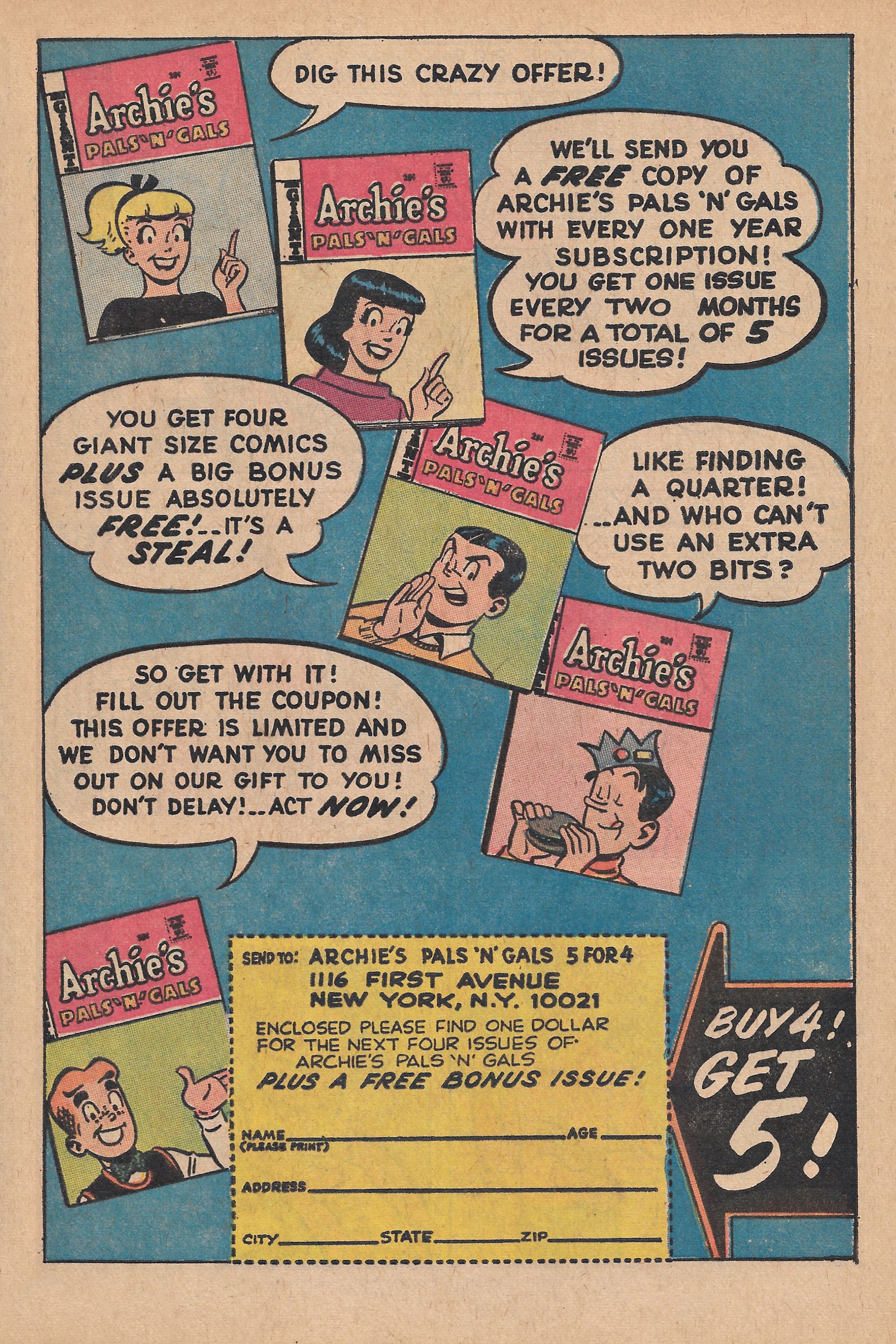 Read online Reggie's Wise Guy Jokes comic -  Issue #6 - 31