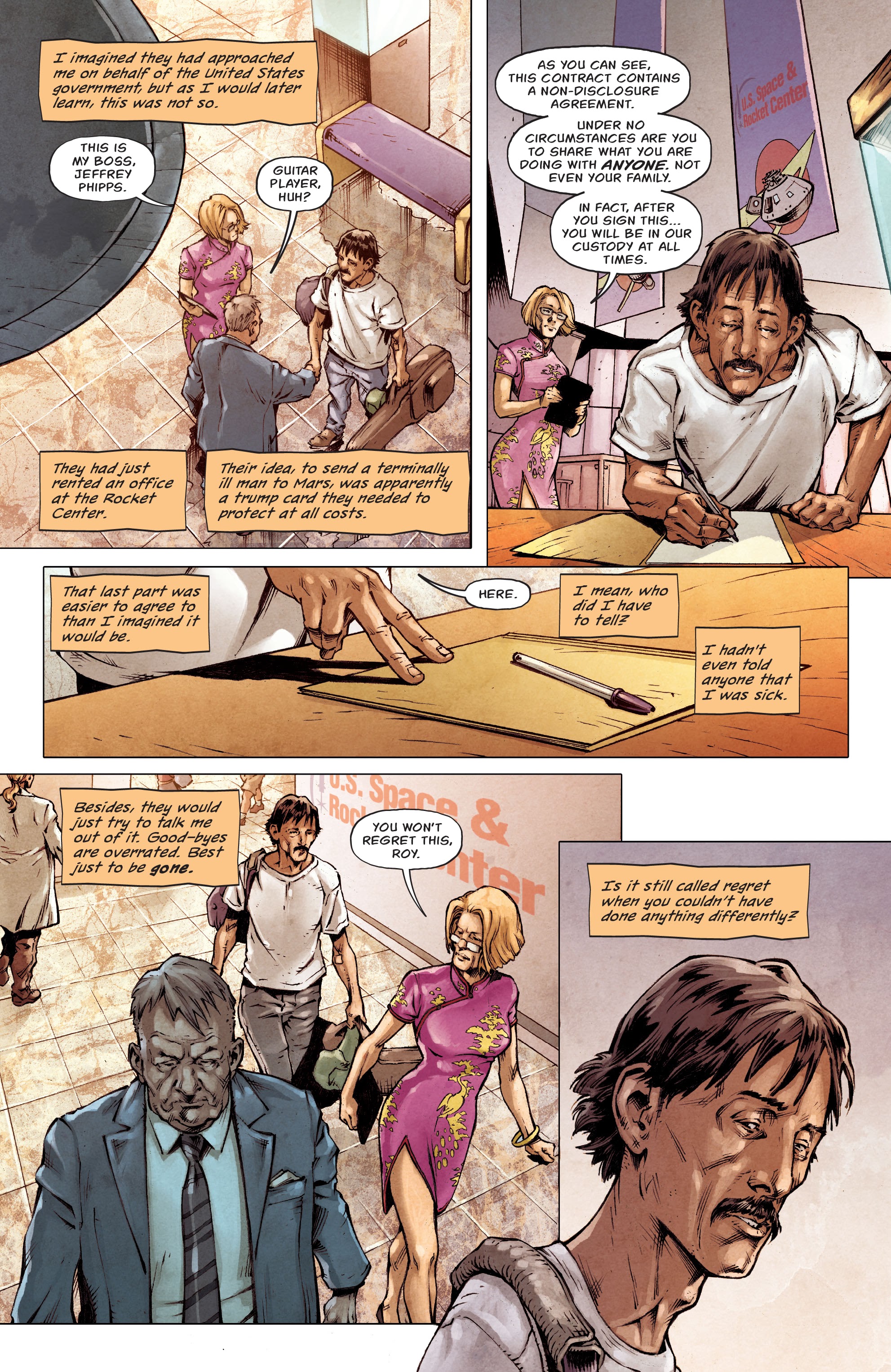 Read online Traveling To Mars comic -  Issue #1 - 16