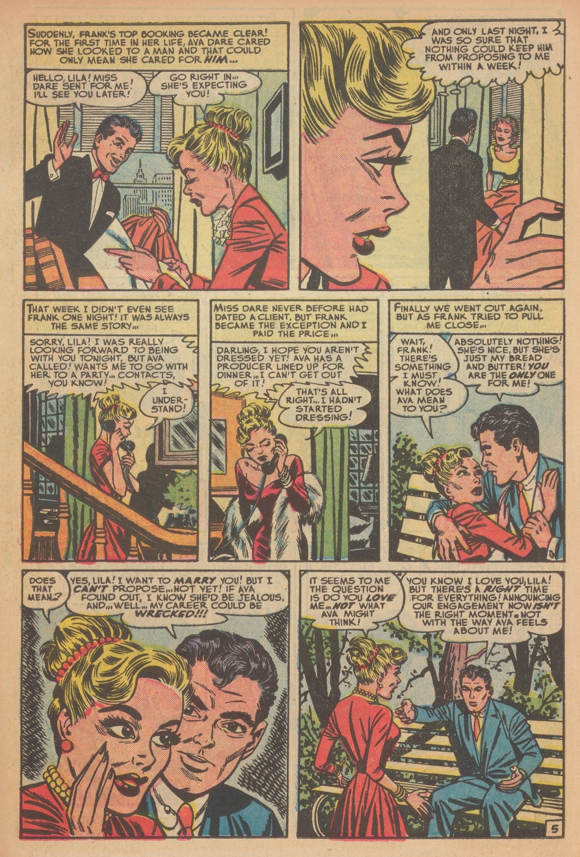 Read online Love Romances comic -  Issue #41 - 15