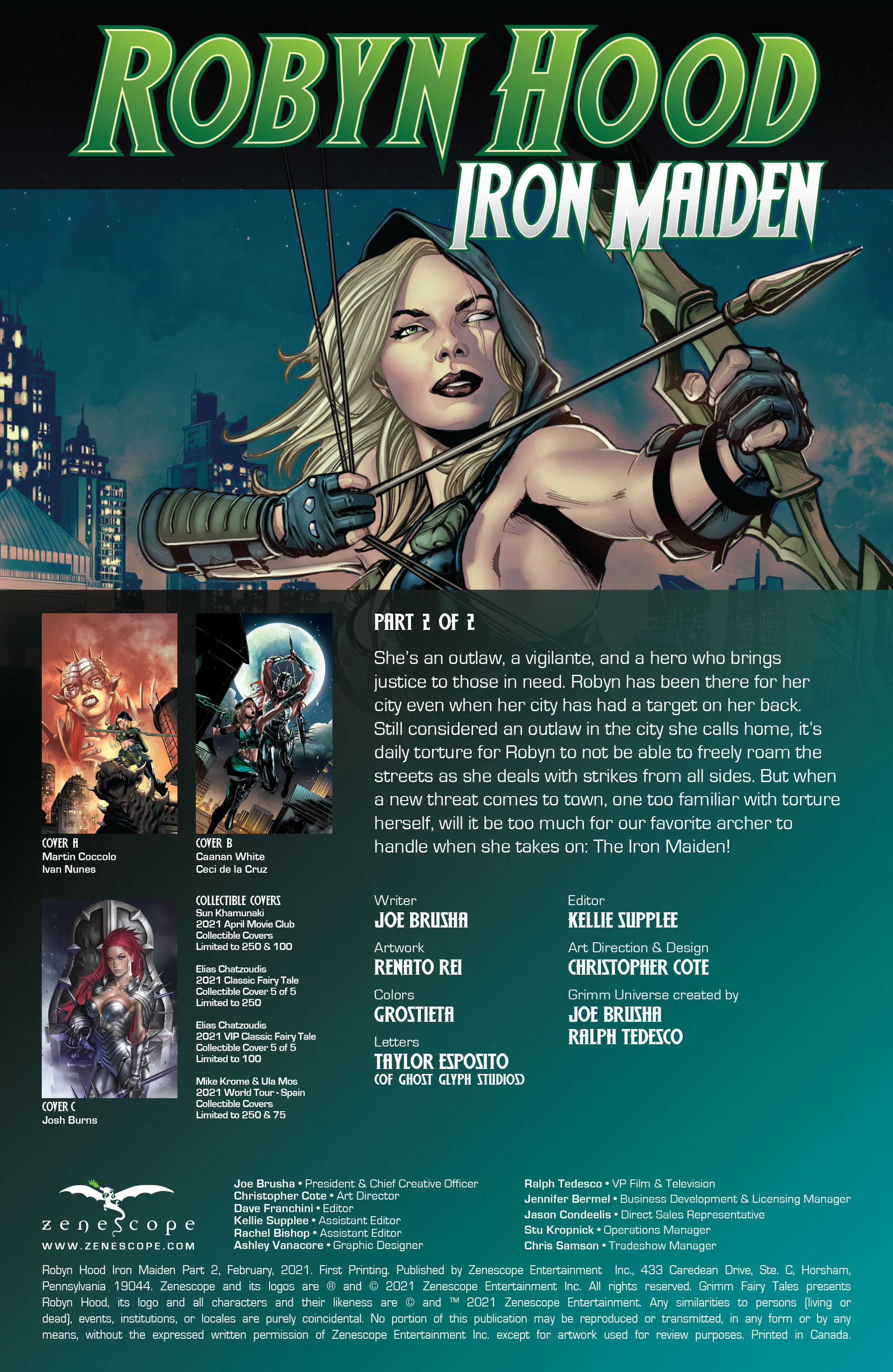 Read online Robyn Hood: Iron Maiden comic -  Issue #2 - 2