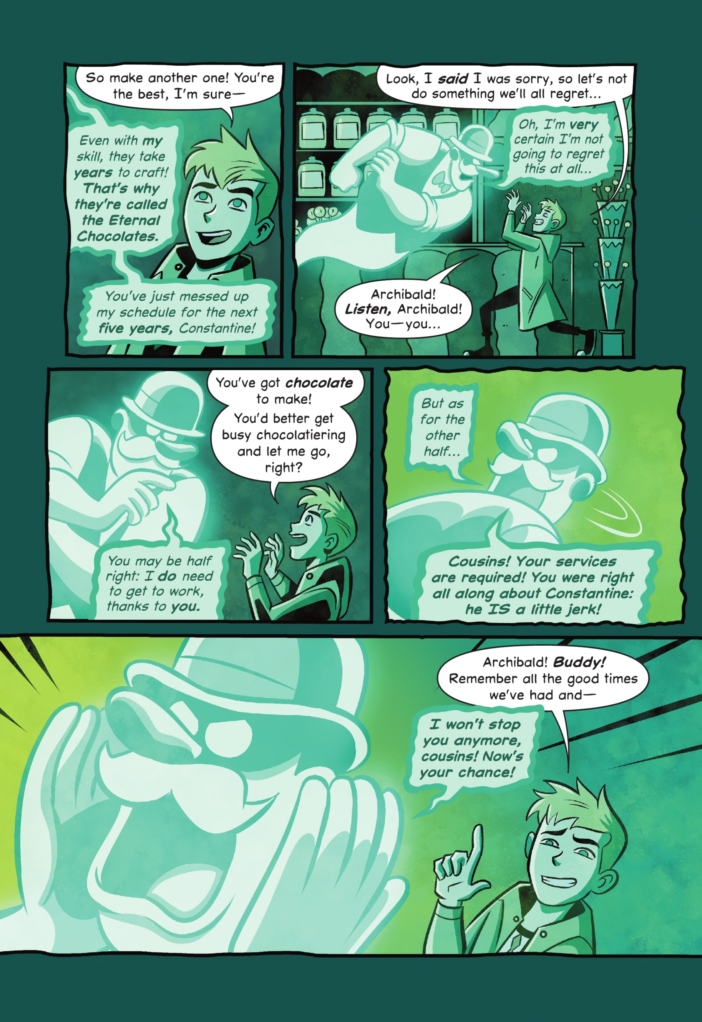 Read online The Mystery of the Meanest Teacher: A Johnny Constantine Graphic Novel comic -  Issue # TPB (Part 1) - 12