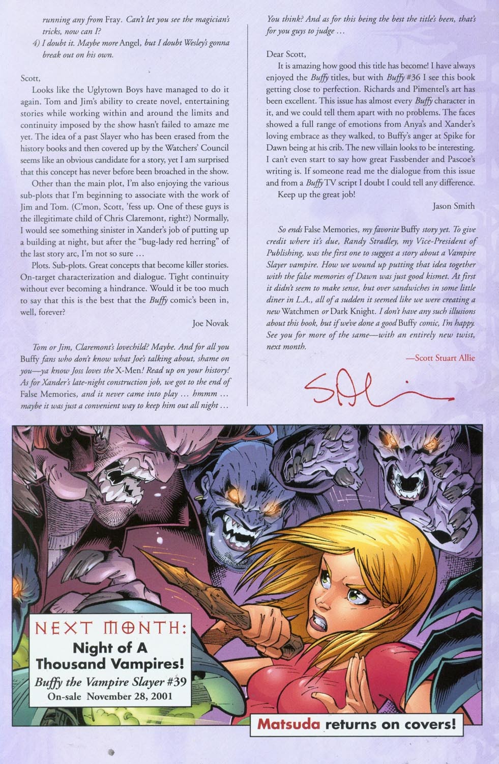 Read online Buffy the Vampire Slayer (1998) comic -  Issue #38 - 26