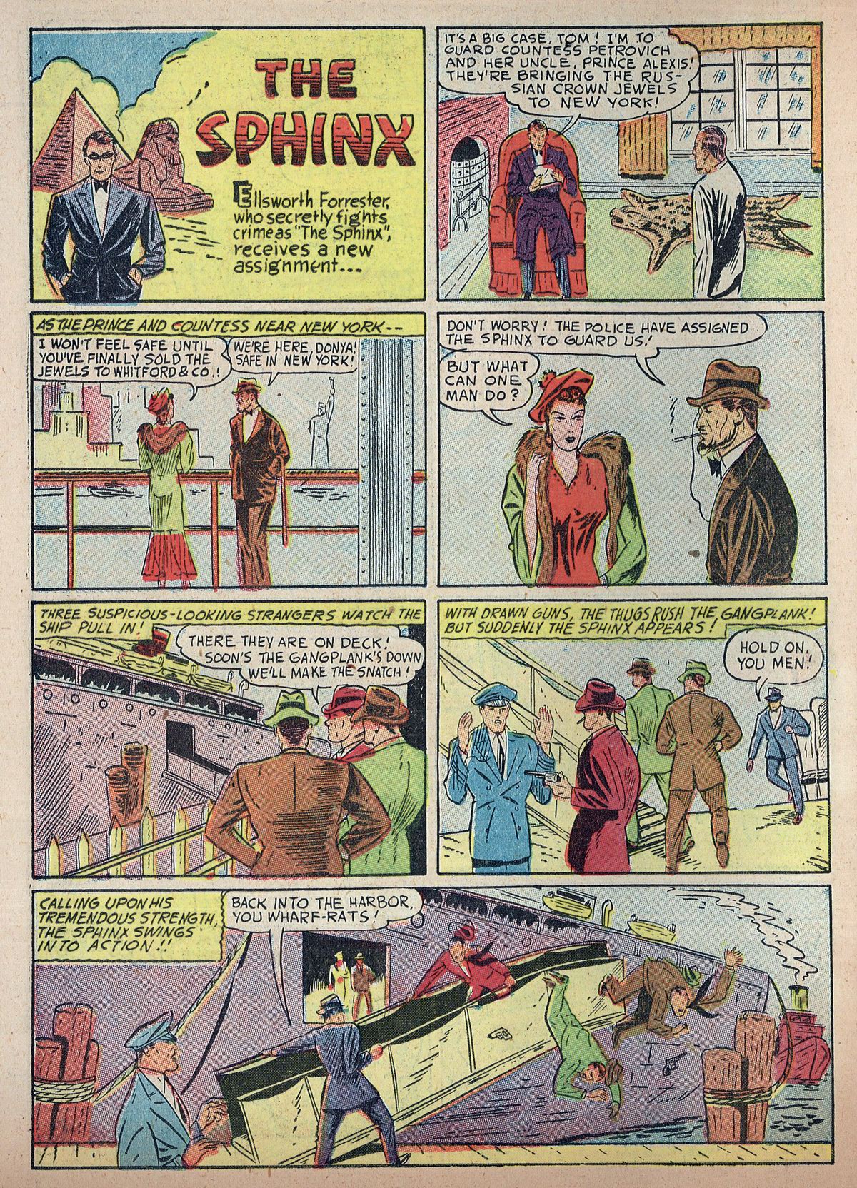 Read online Exciting Comics comic -  Issue #3 - 50