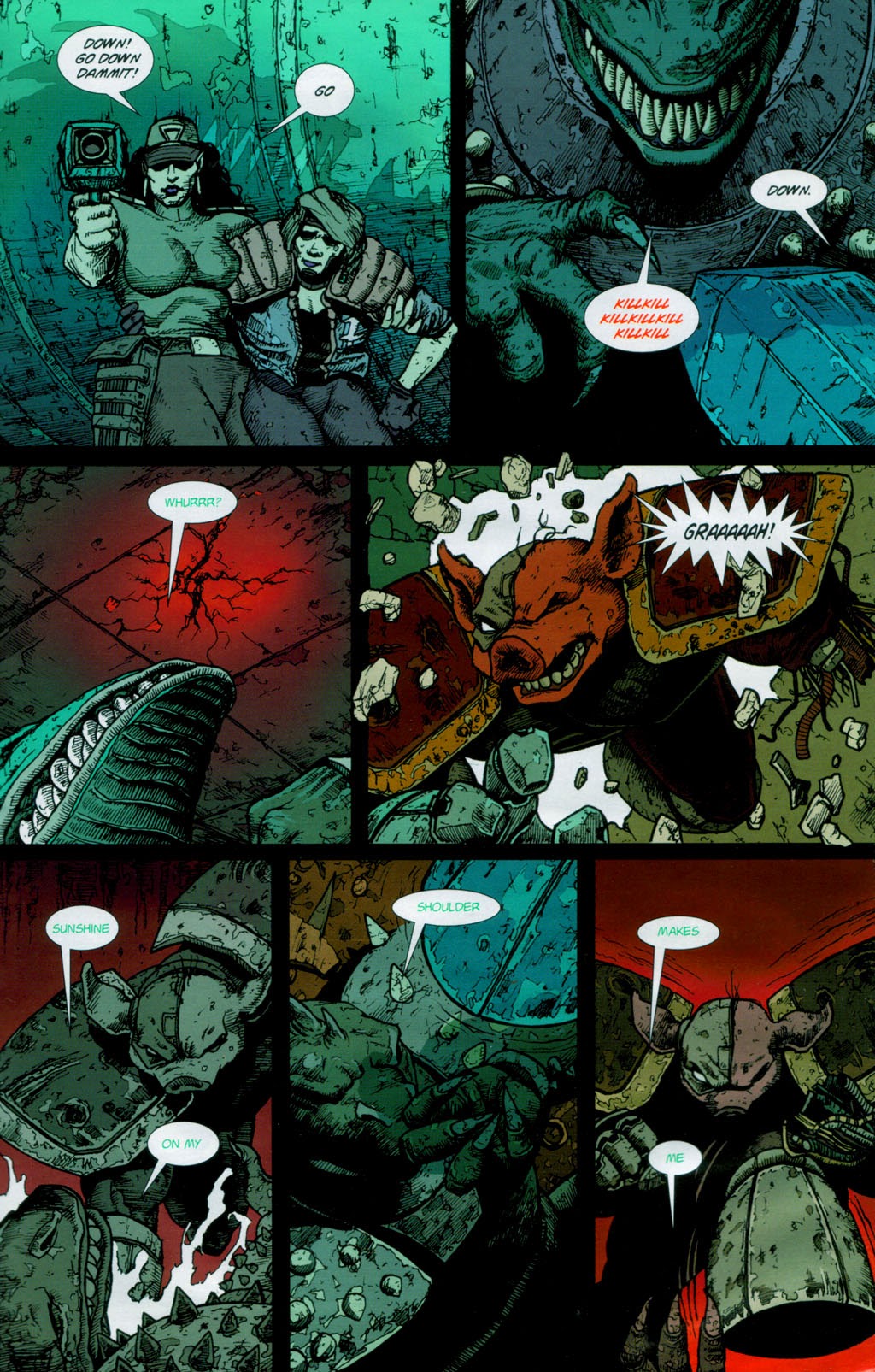 Read online Cyberswine comic -  Issue #2 - 16