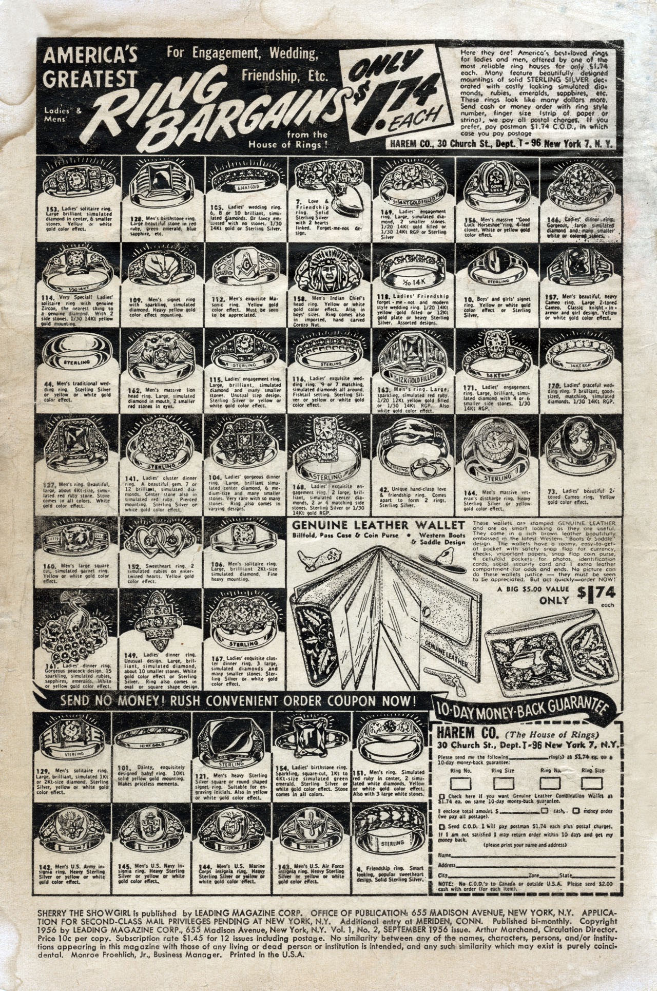 Read online Sherry the Showgirl (1956) comic -  Issue #2 - 2