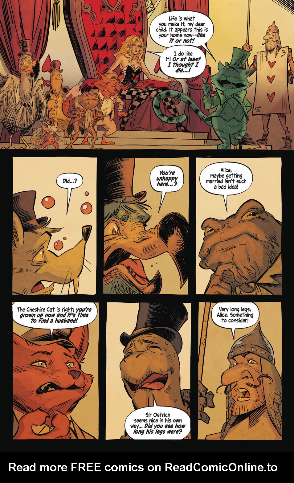 Read online Alice Never After comic -  Issue #3 - 9