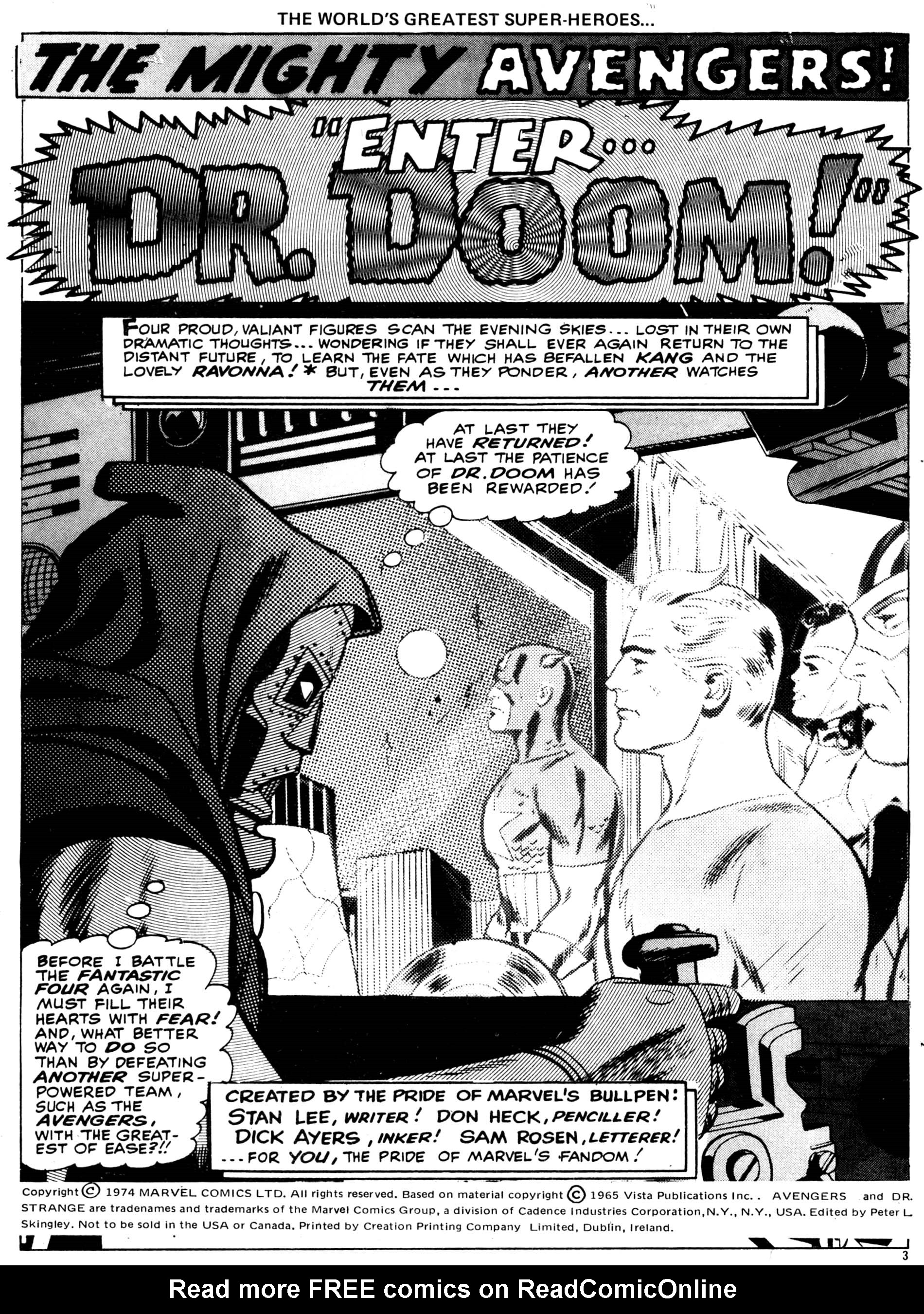 Read online The Avengers (1973) comic -  Issue #22 - 3