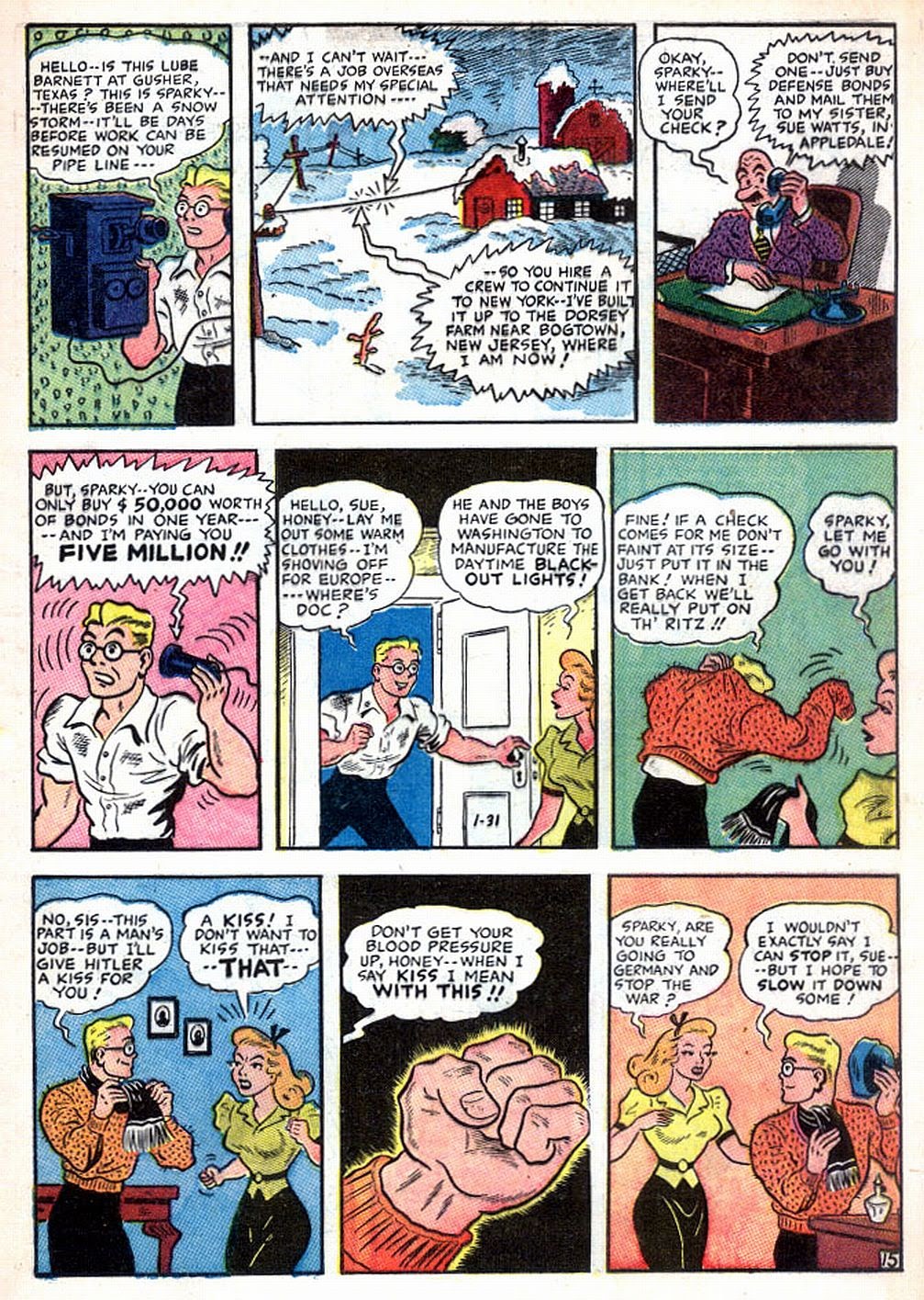 Read online Sparky Watts comic -  Issue #1 - 17