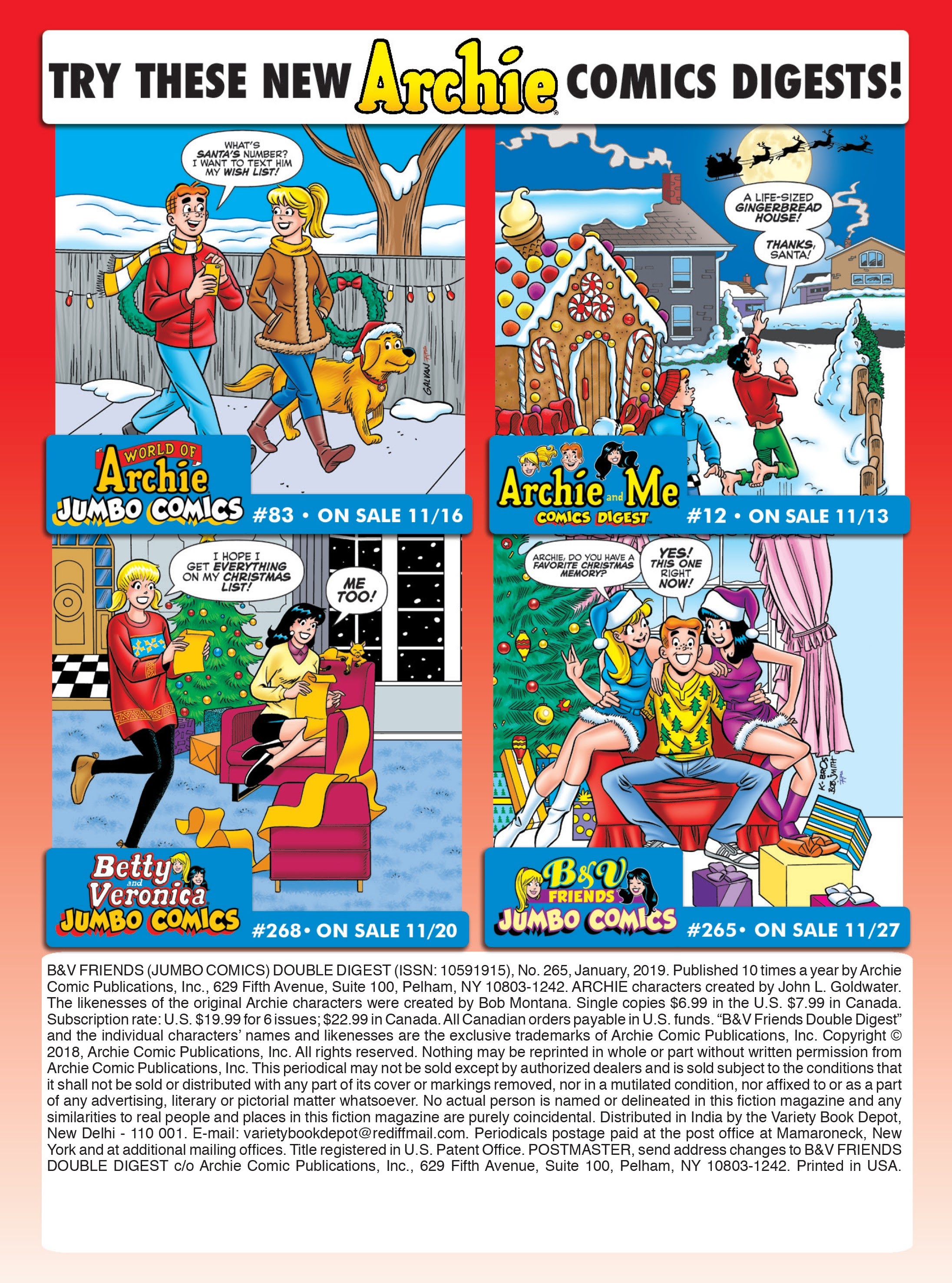Read online Betty & Veronica Friends Double Digest comic -  Issue #265 - 180