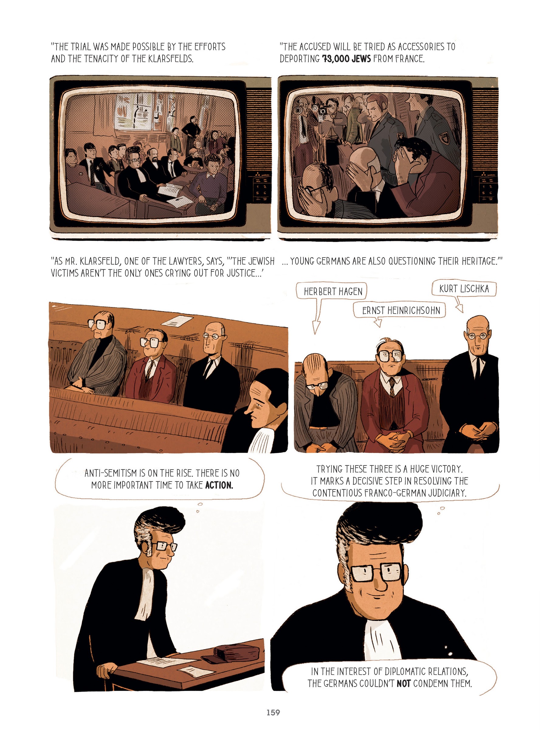 Read online For Justice: The Serge & Beate Klarsfeld Story comic -  Issue # TPB (Part 2) - 58