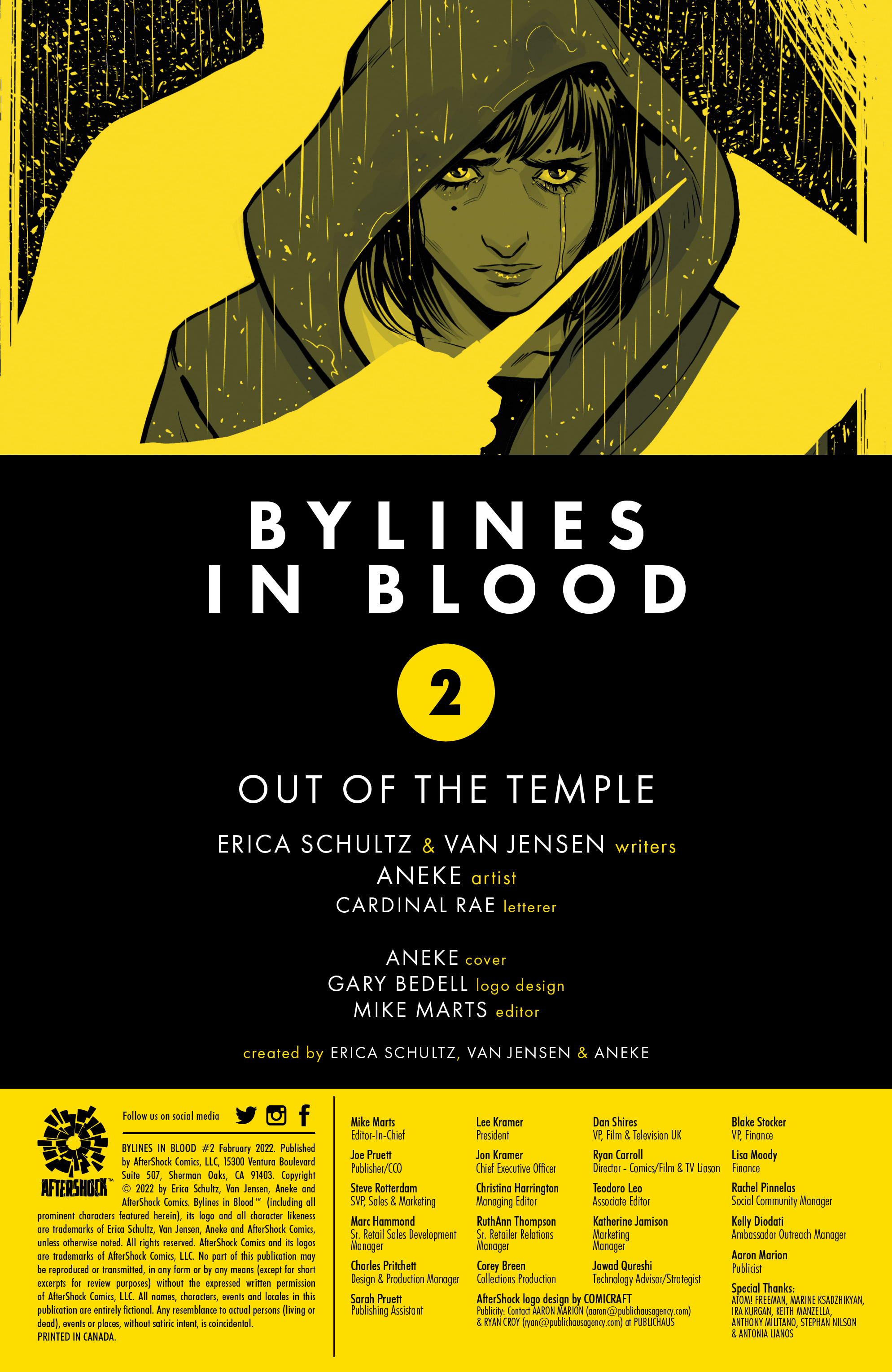 Read online Bylines in Blood comic -  Issue #2 - 2