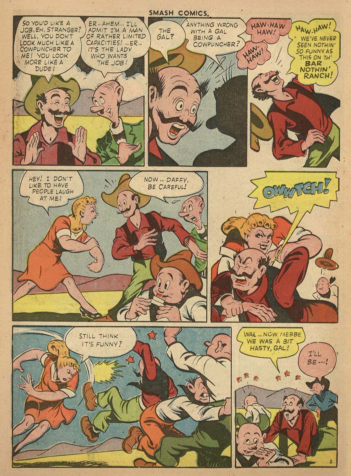 Read online Smash Comics comic -  Issue #51 - 46