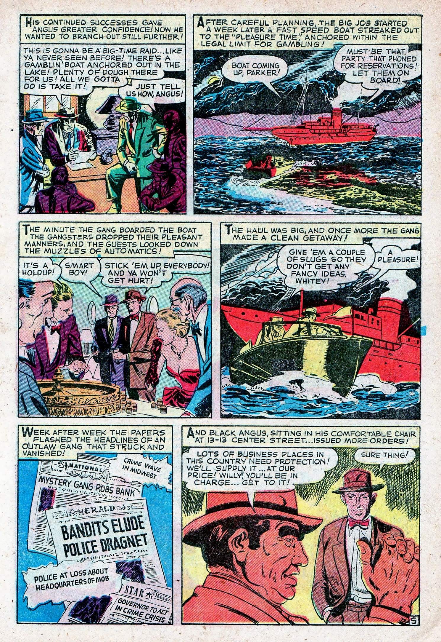 Read online Crime Cases Comics (1951) comic -  Issue #9 - 7