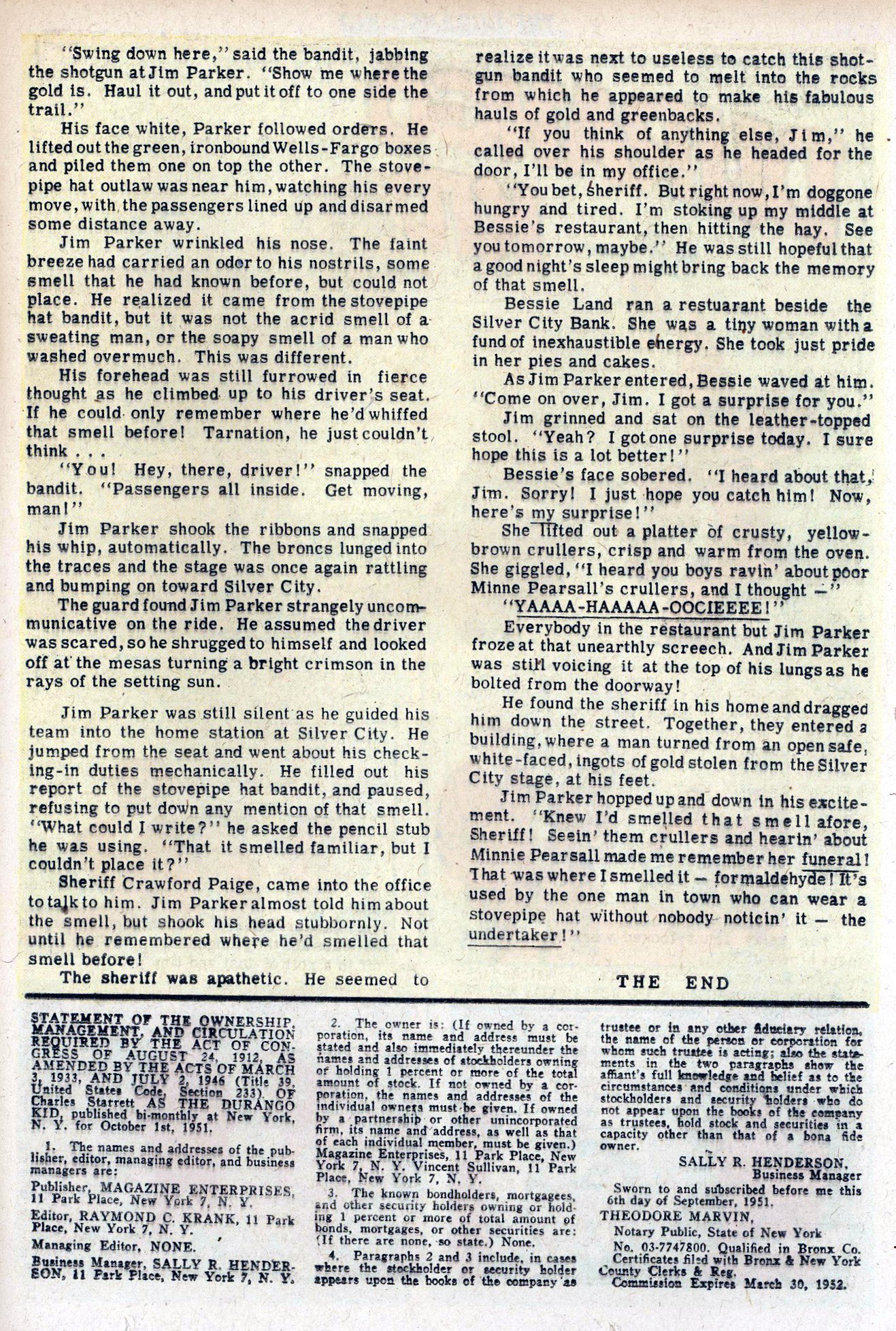 Read online Charles Starrett as The Durango Kid comic -  Issue #15 - 25