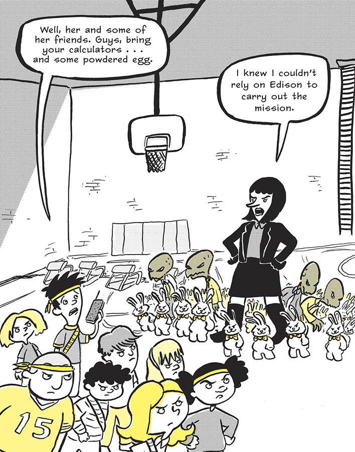 Read online Lunch Lady and the Schoolwide Scuffle comic -  Issue # TPB - 60