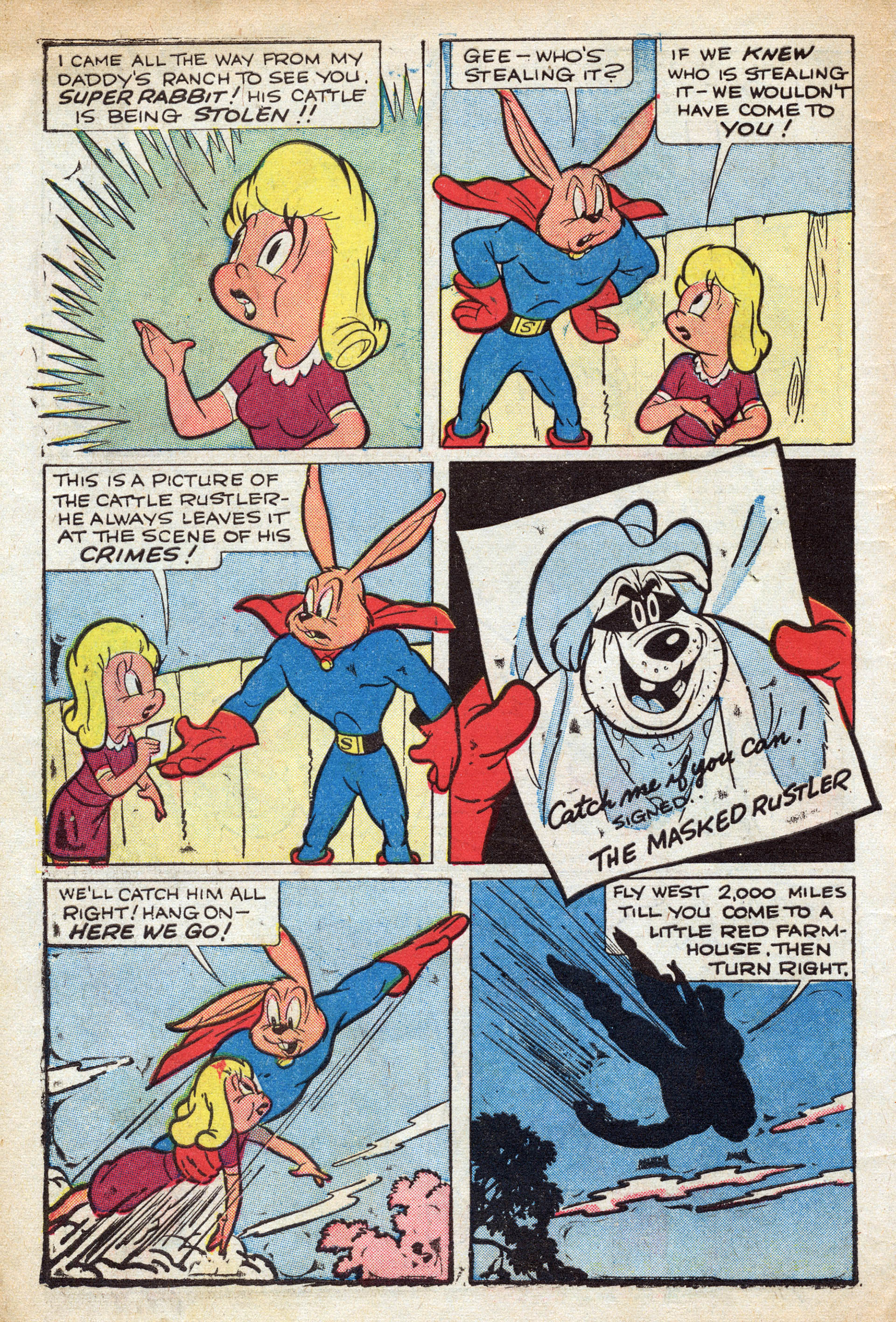 Read online Super Rabbit comic -  Issue #5 - 7