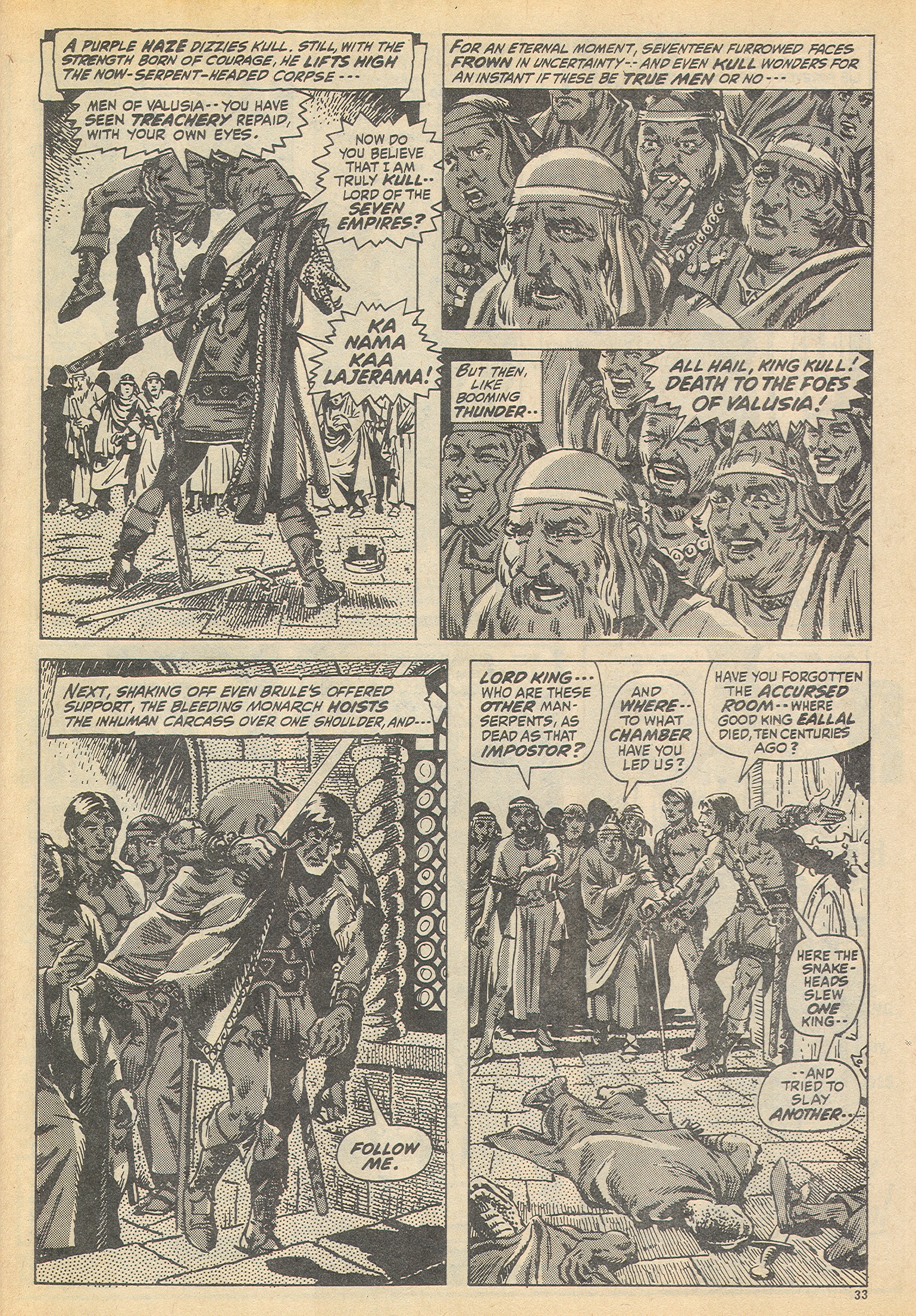 Read online The Savage Sword of Conan (1975) comic -  Issue #4 - 33