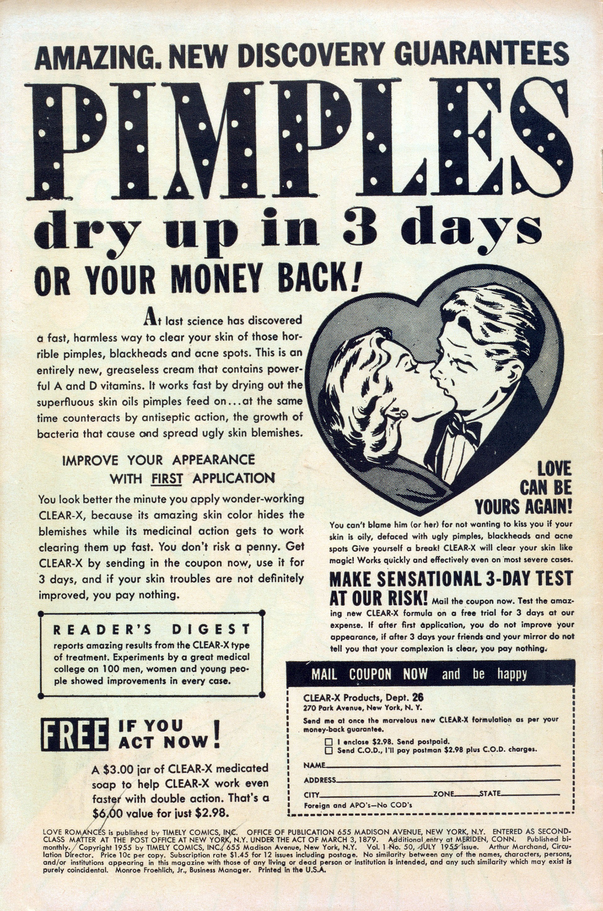 Read online Love Romances comic -  Issue #50 - 2