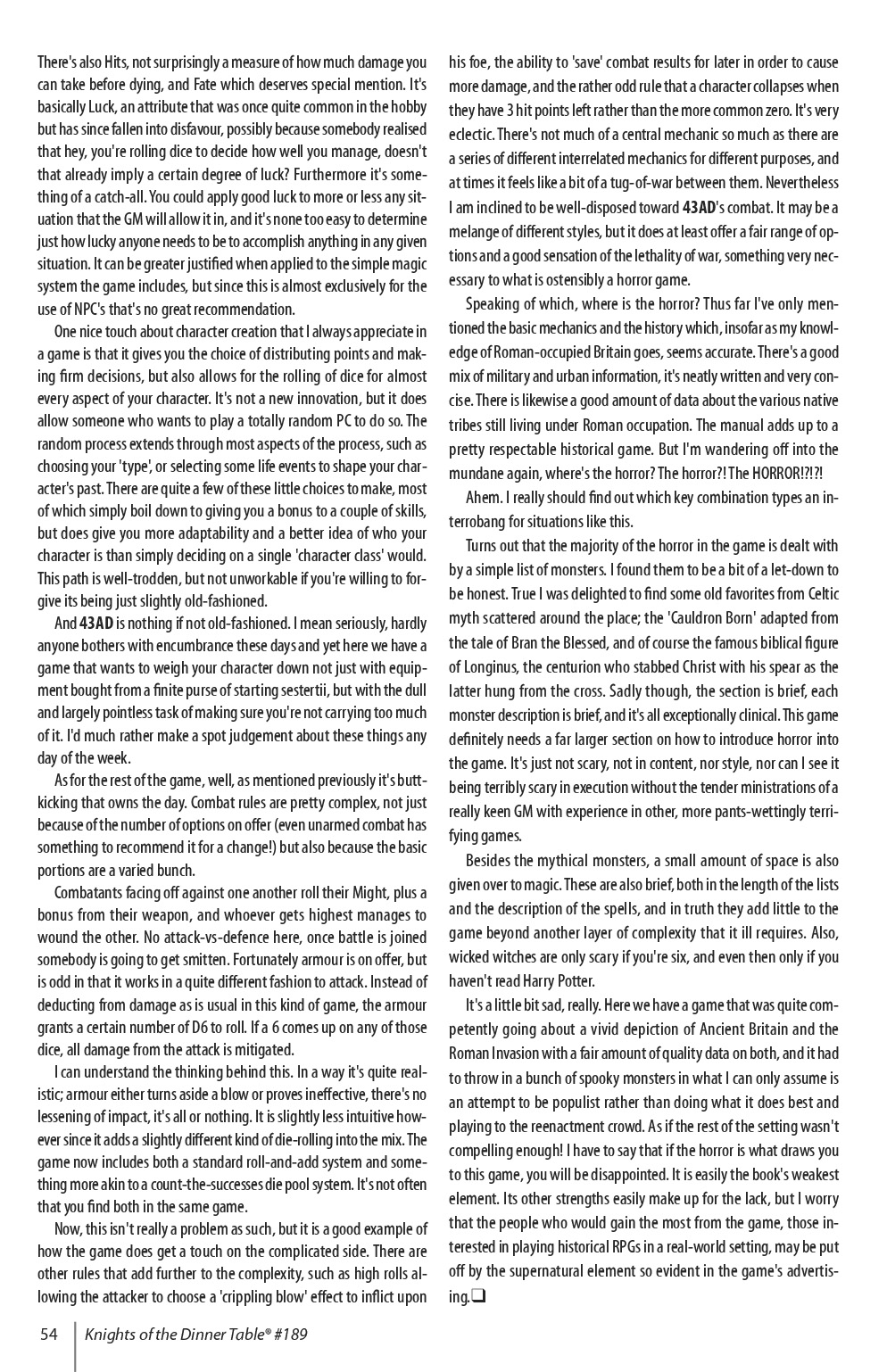 Read online Knights of the Dinner Table comic -  Issue #189 - 56