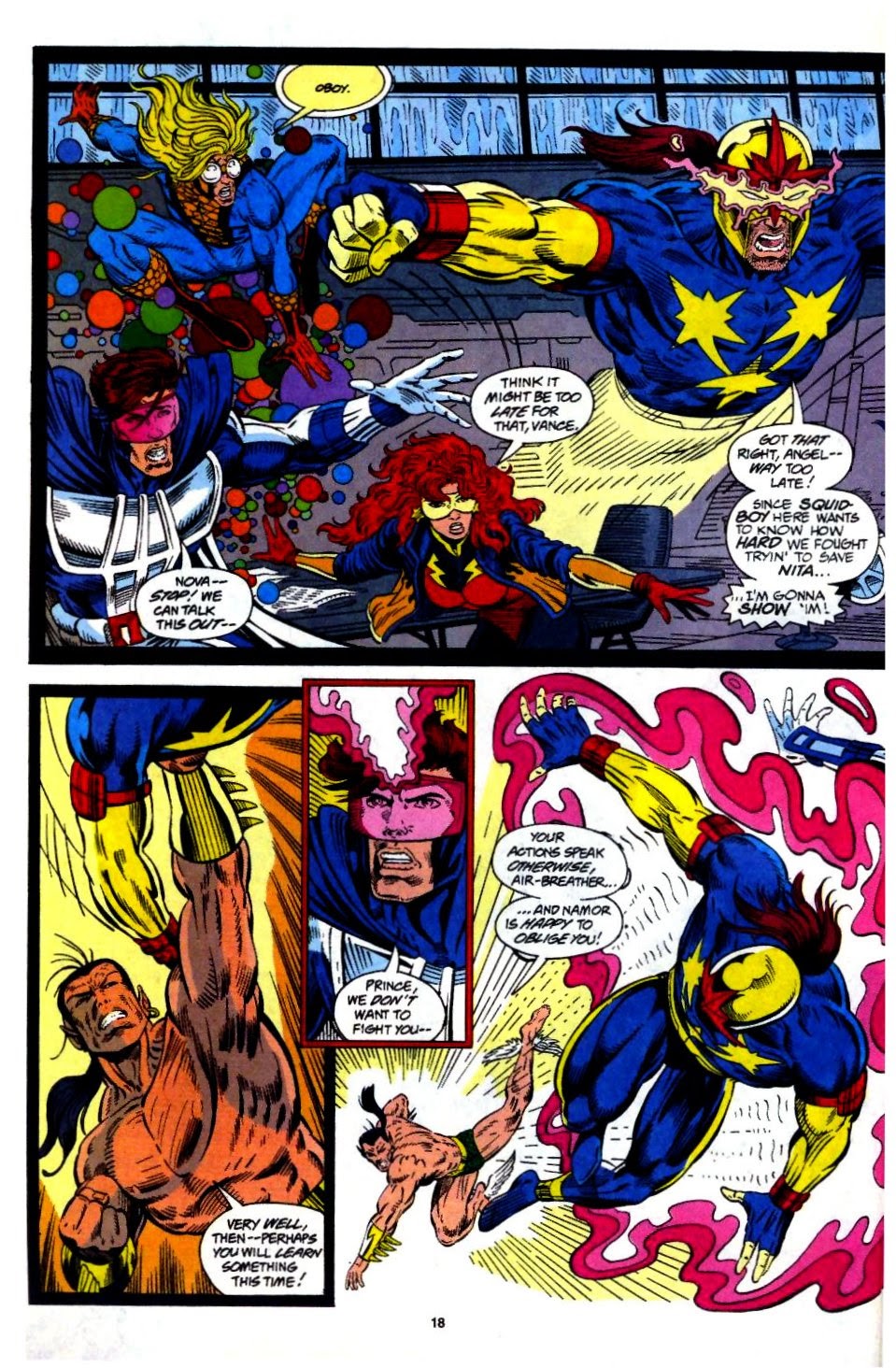 Read online The New Warriors comic -  Issue #57 - 15