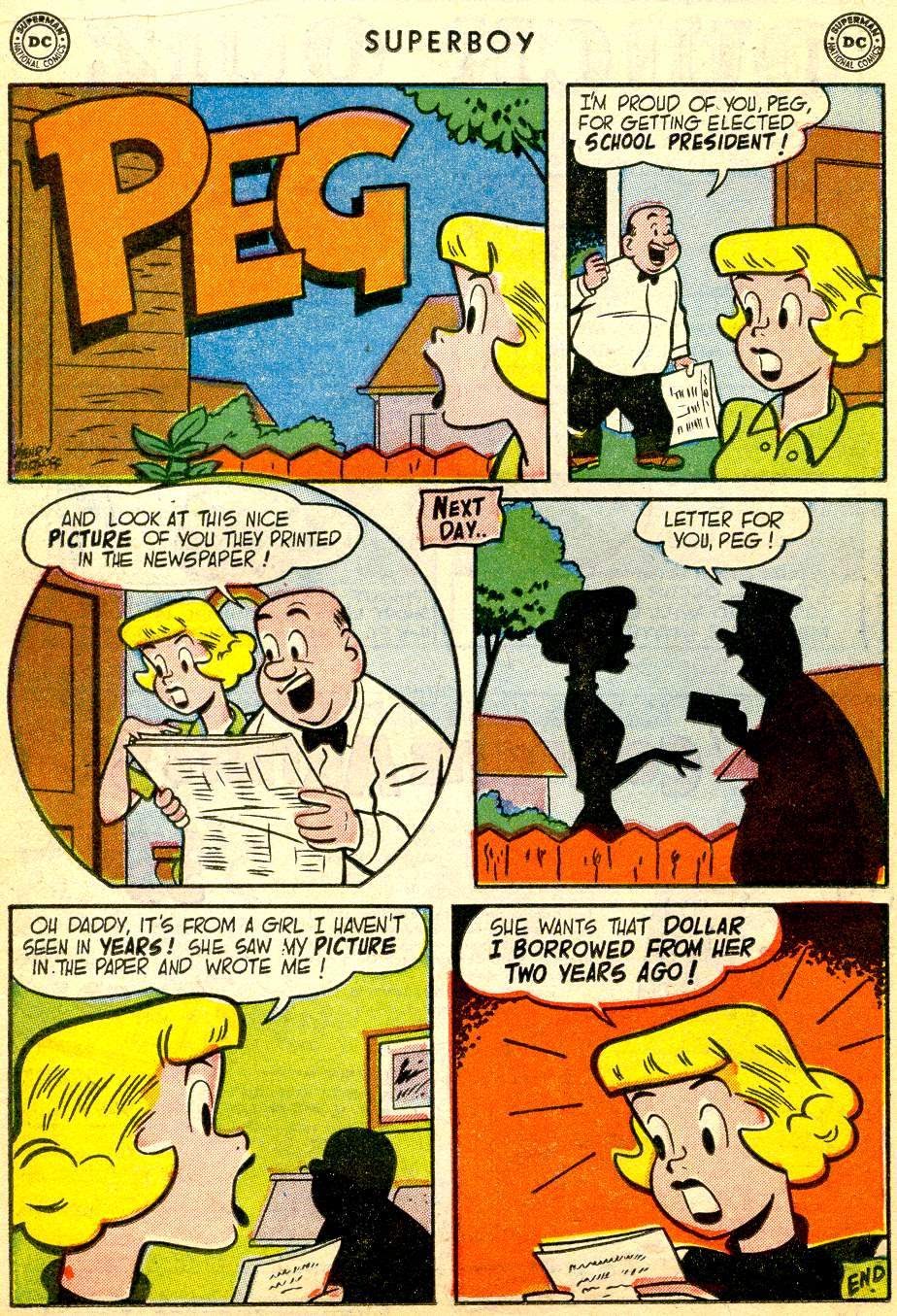 Read online Superboy (1949) comic -  Issue #30 - 27