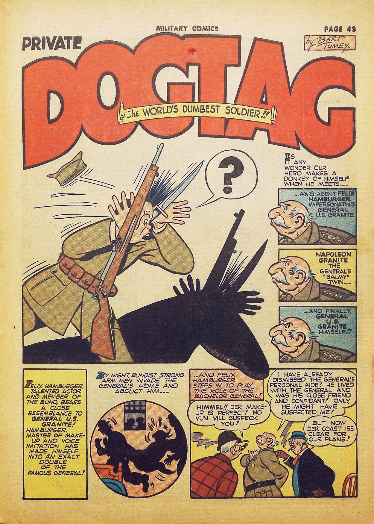 Read online Military Comics comic -  Issue #16 - 44