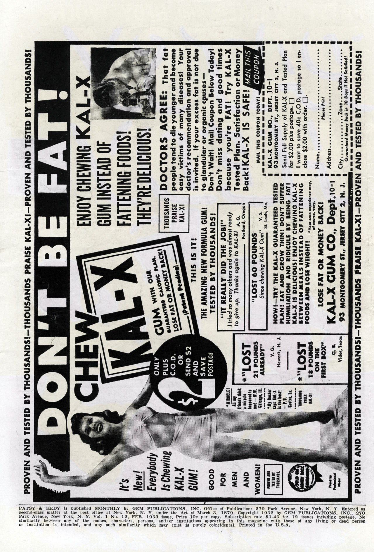 Read online Patsy and Hedy comic -  Issue #12 - 2