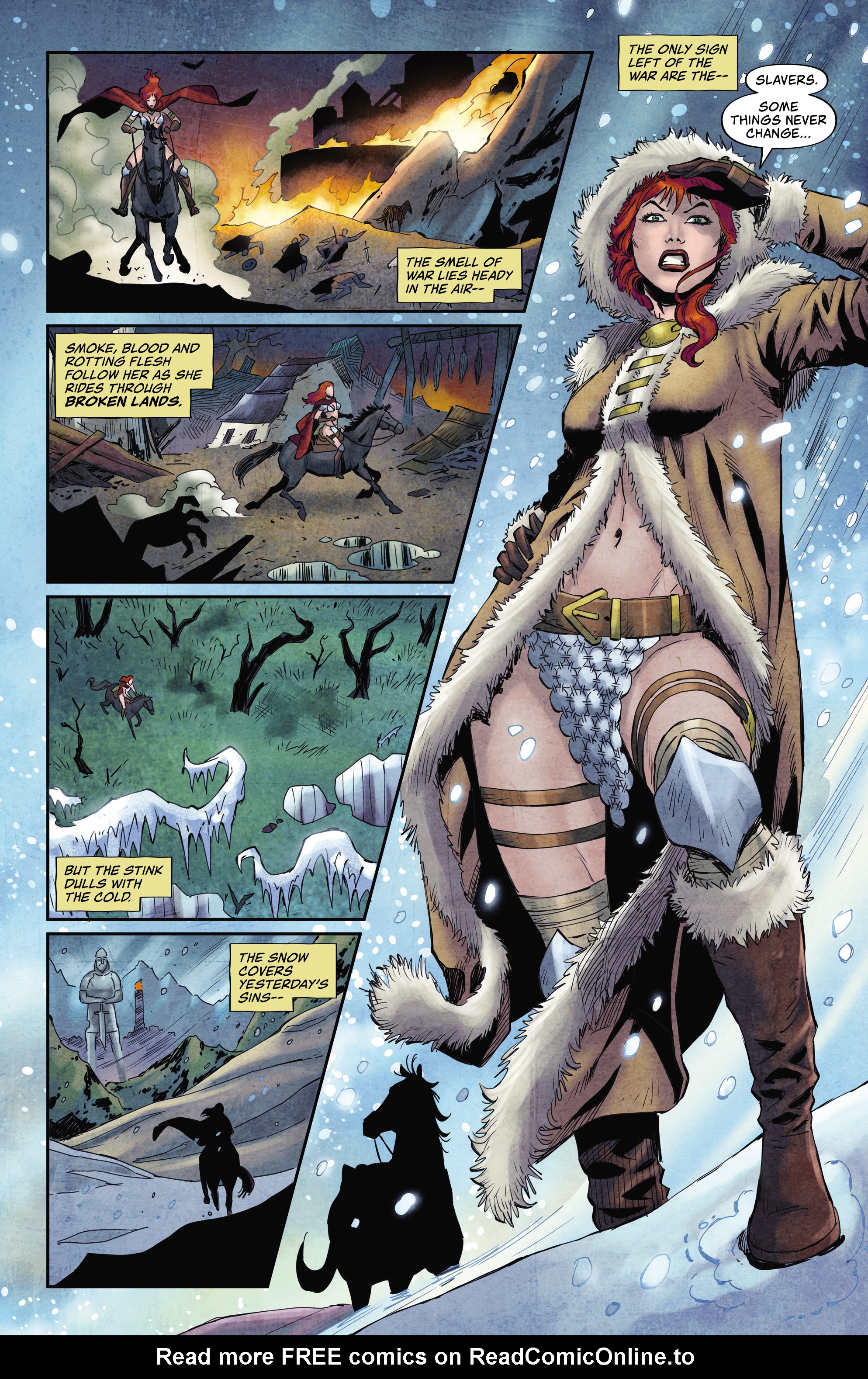 Read online Red Sonja (2023) comic -  Issue #5 - 9