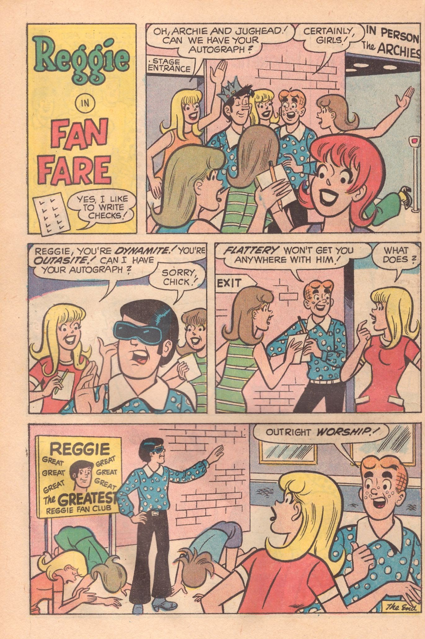 Read online Reggie's Wise Guy Jokes comic -  Issue #10 - 24